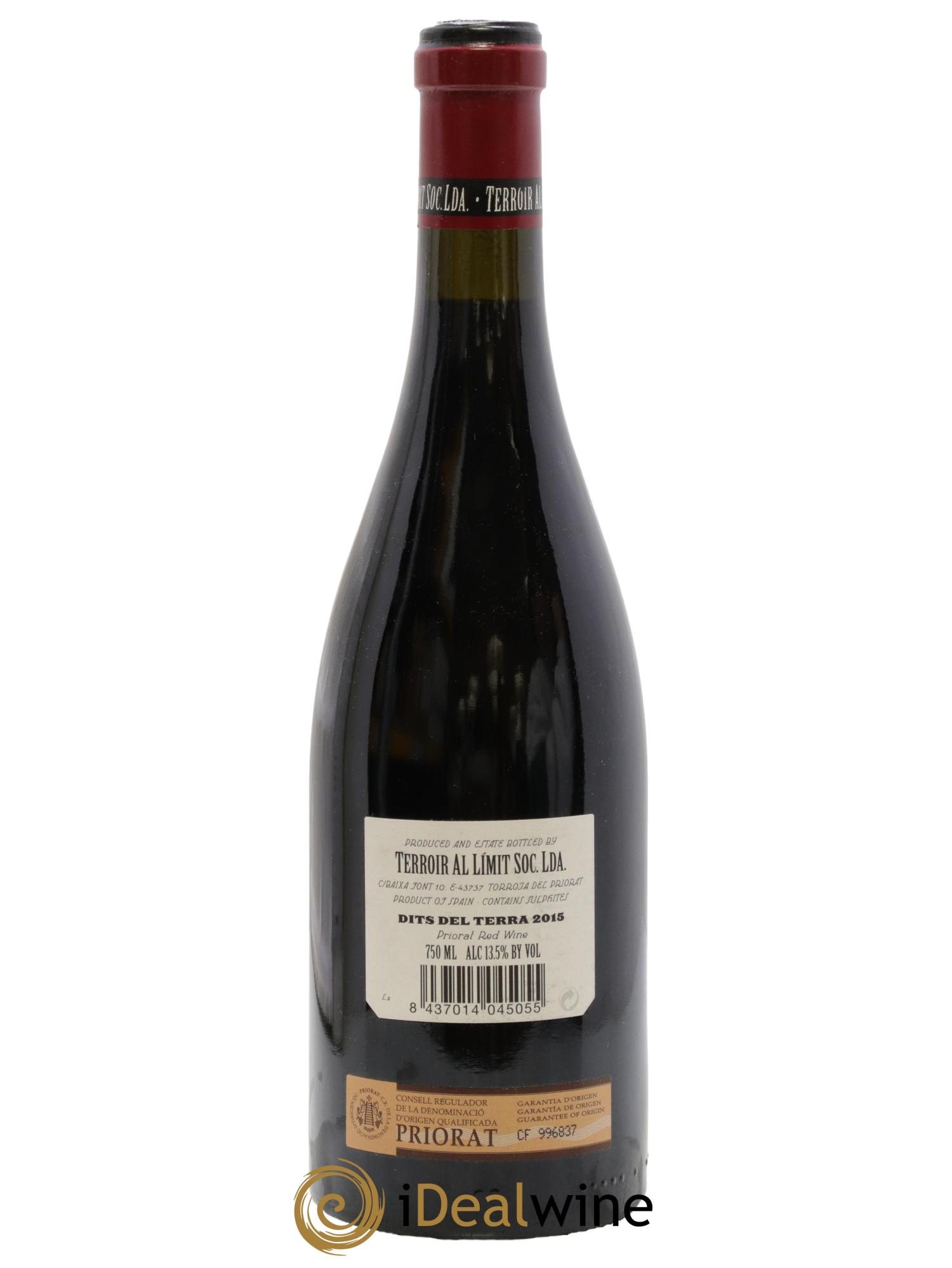 Priorat Terroir Al Limit Dits del Terra Dominik Hubert 2015 - Lot of 1 bottle - 1