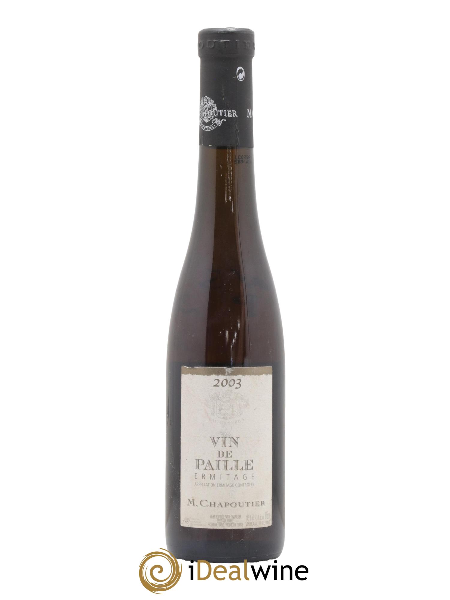 Hermitage Vin de Paille Chapoutier 2003 - Posten von 1 Demi-Flasche - 0