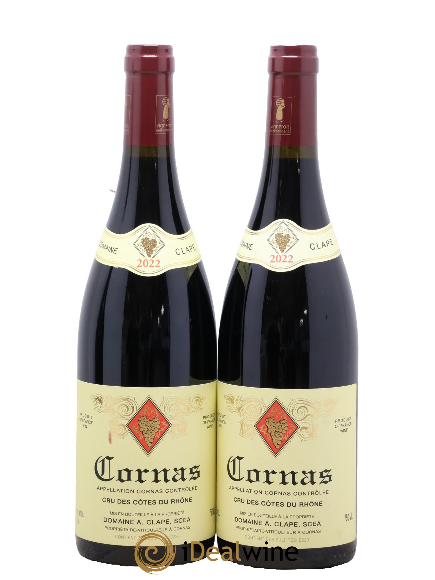 Cornas Auguste Clape 2022 - Lot of 2 bottles - 0