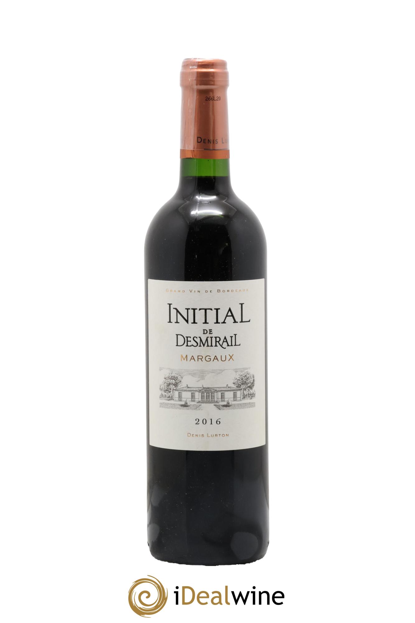 Margaux Initial de Desmirail 2016 - Posten von 1 Flasche - 0