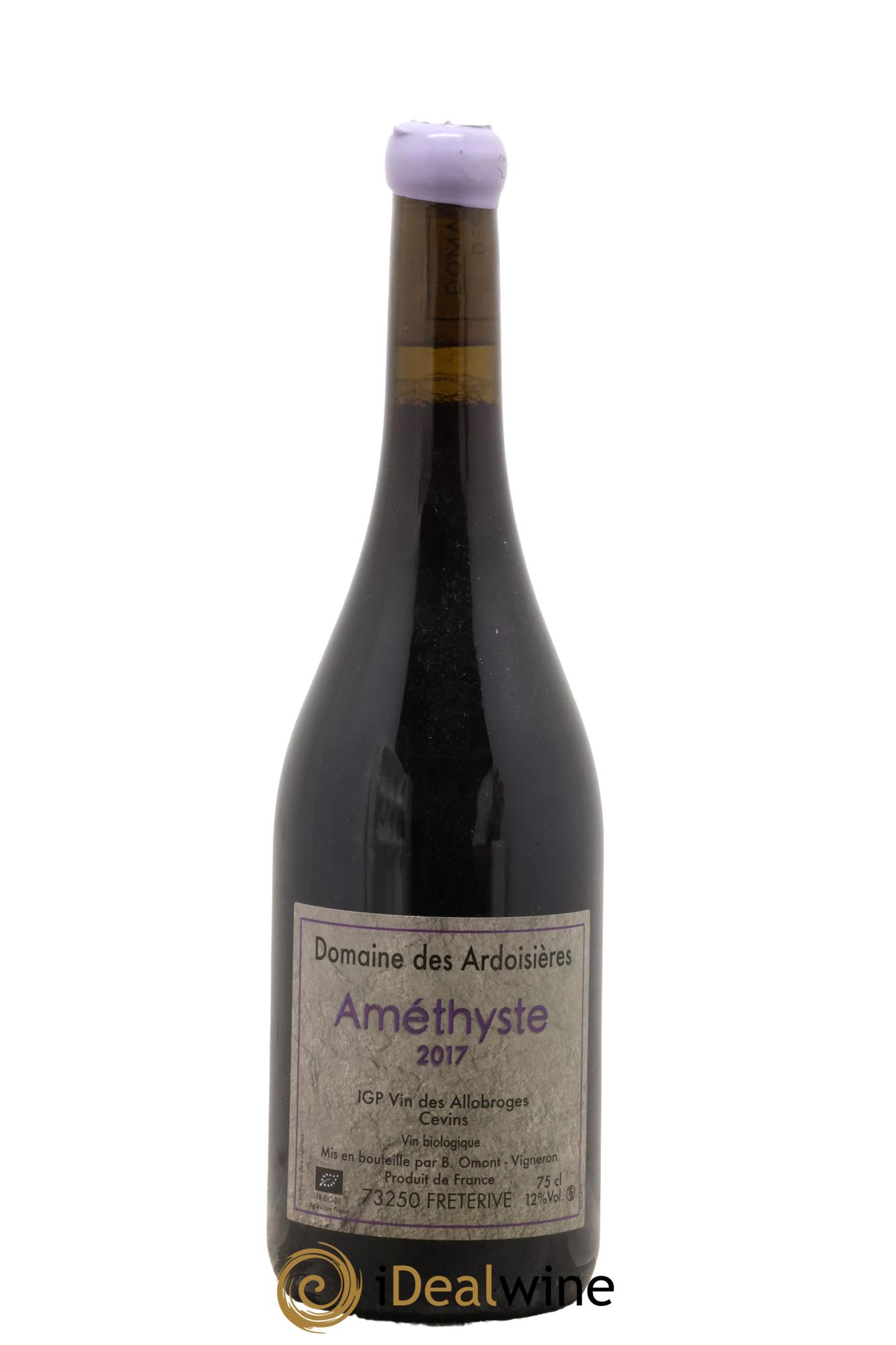 Vin des Allobroges Cevins Améthyste Ardoisières (Domaine des) 2017 - Lot de 1 bouteille - 0