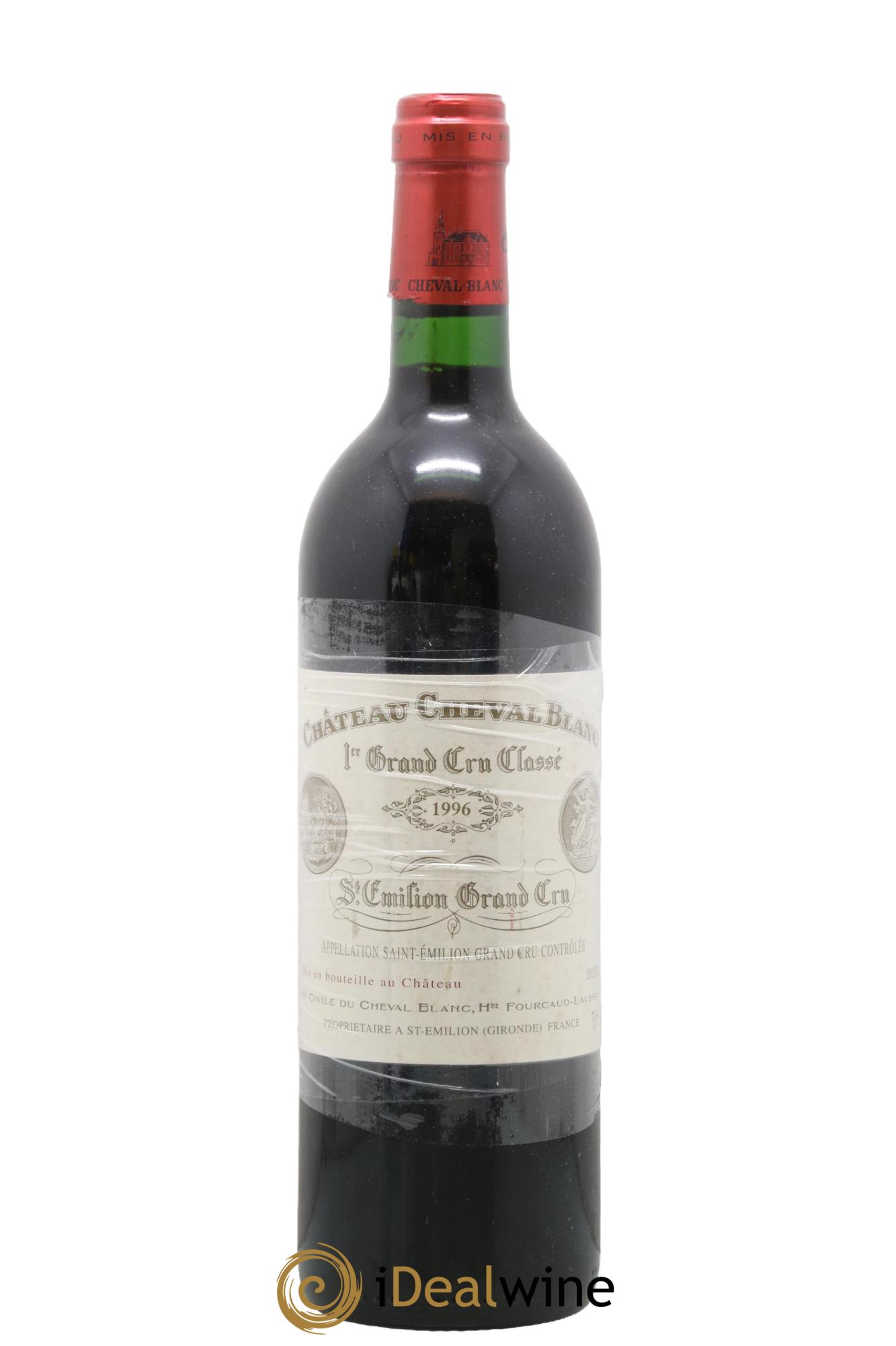 Château Cheval Blanc 1er Grand Cru Classé A 1996 - Lot de 1 bouteille - 0