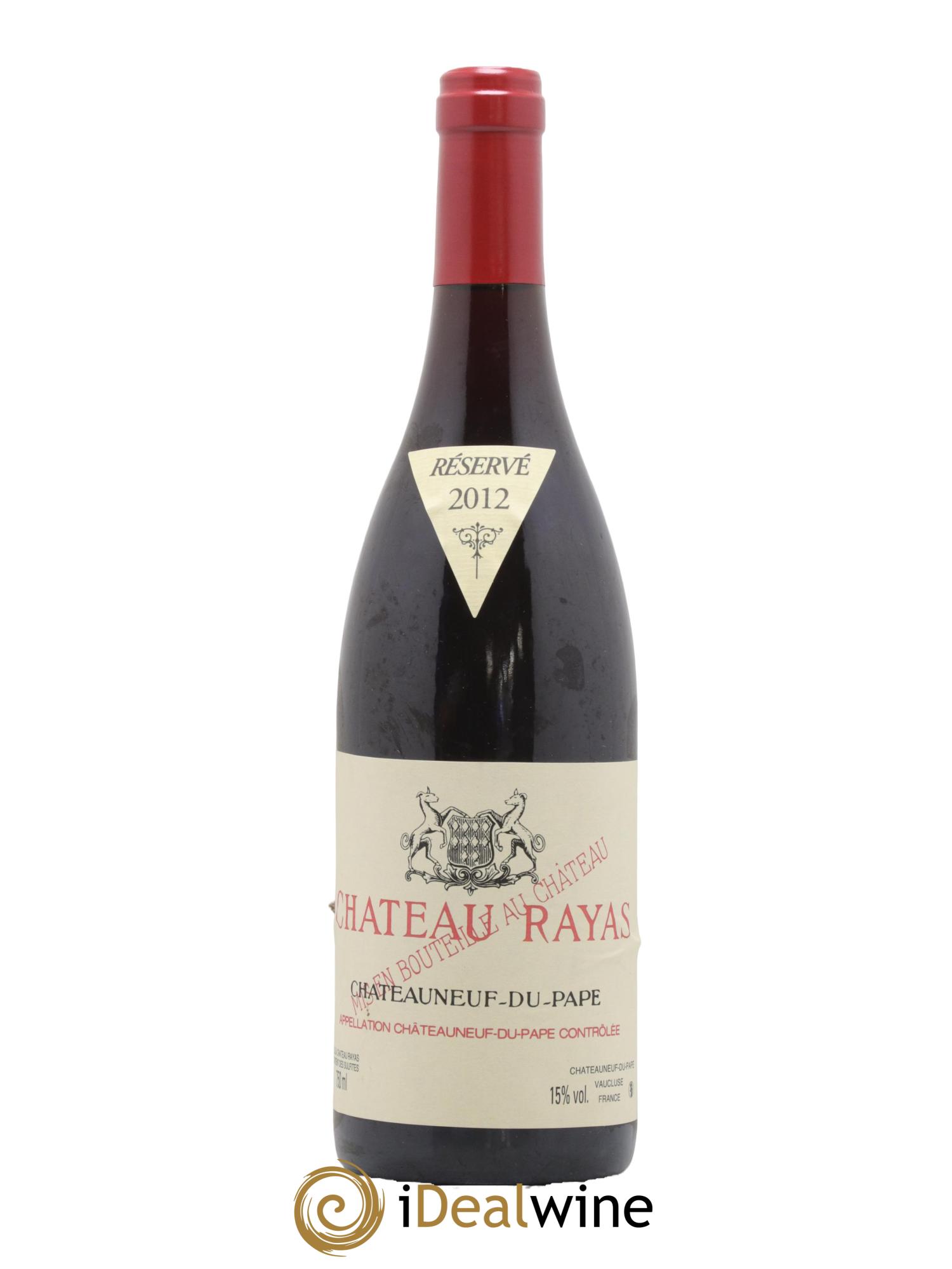 Châteauneuf-du-Pape Château Rayas Emmanuel Reynaud 2012 - Lot de 1 bouteille - 0