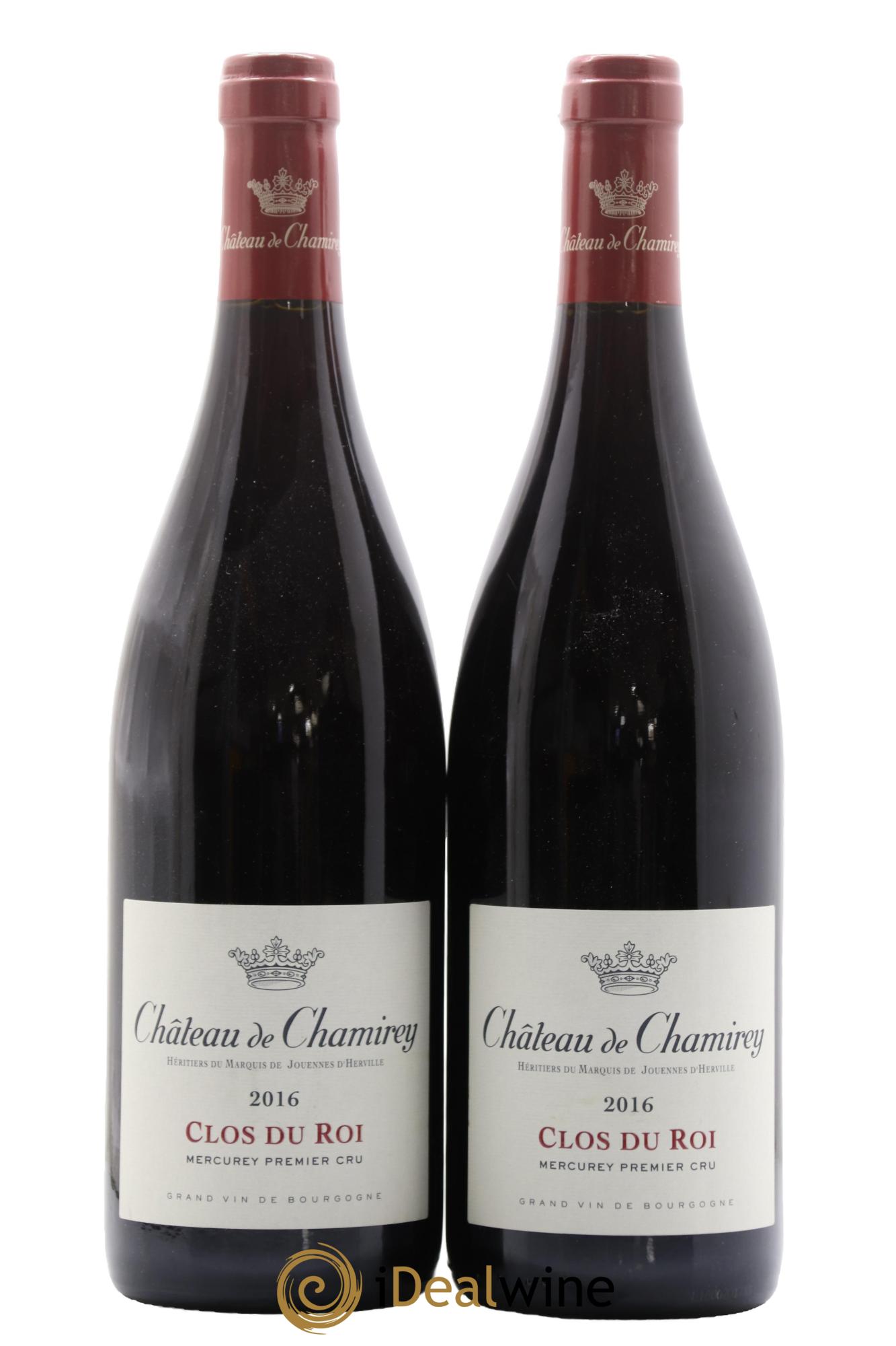 Mercurey 1er Cru Clos du Roi Château de Chamirey 2016 - Lot de 2 bouteilles - 0