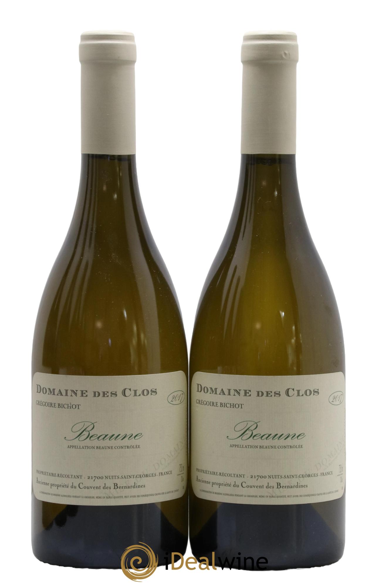 Beaune Domaine des Clos 2017 - Lot de 2 bouteilles - 0