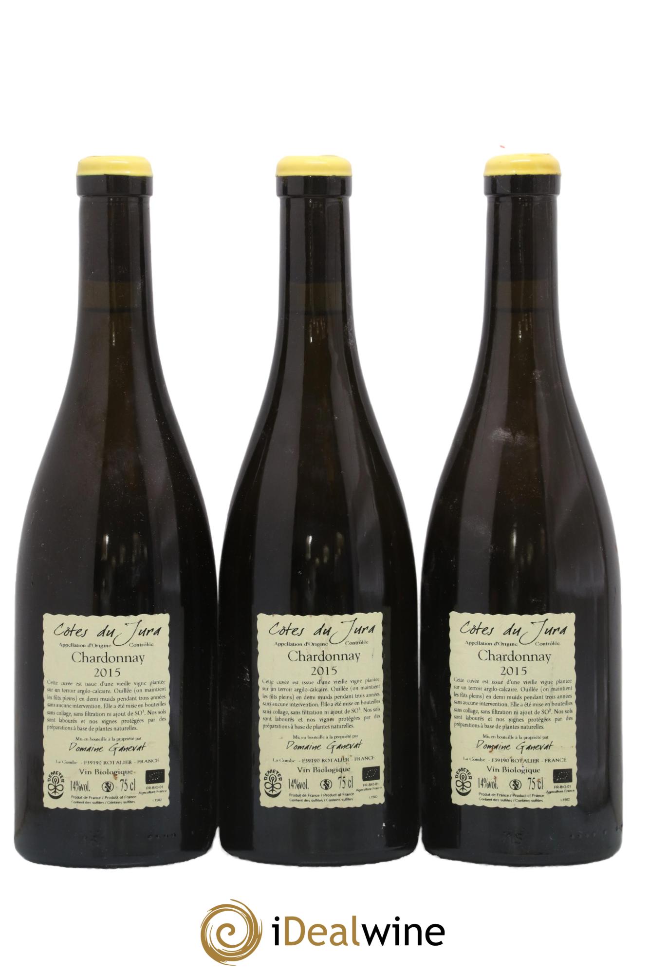Côtes du Jura Les Chamois du Paradis Jean-François Ganevat (Domaine) 2015 - Lot de 3 bouteilles - 1