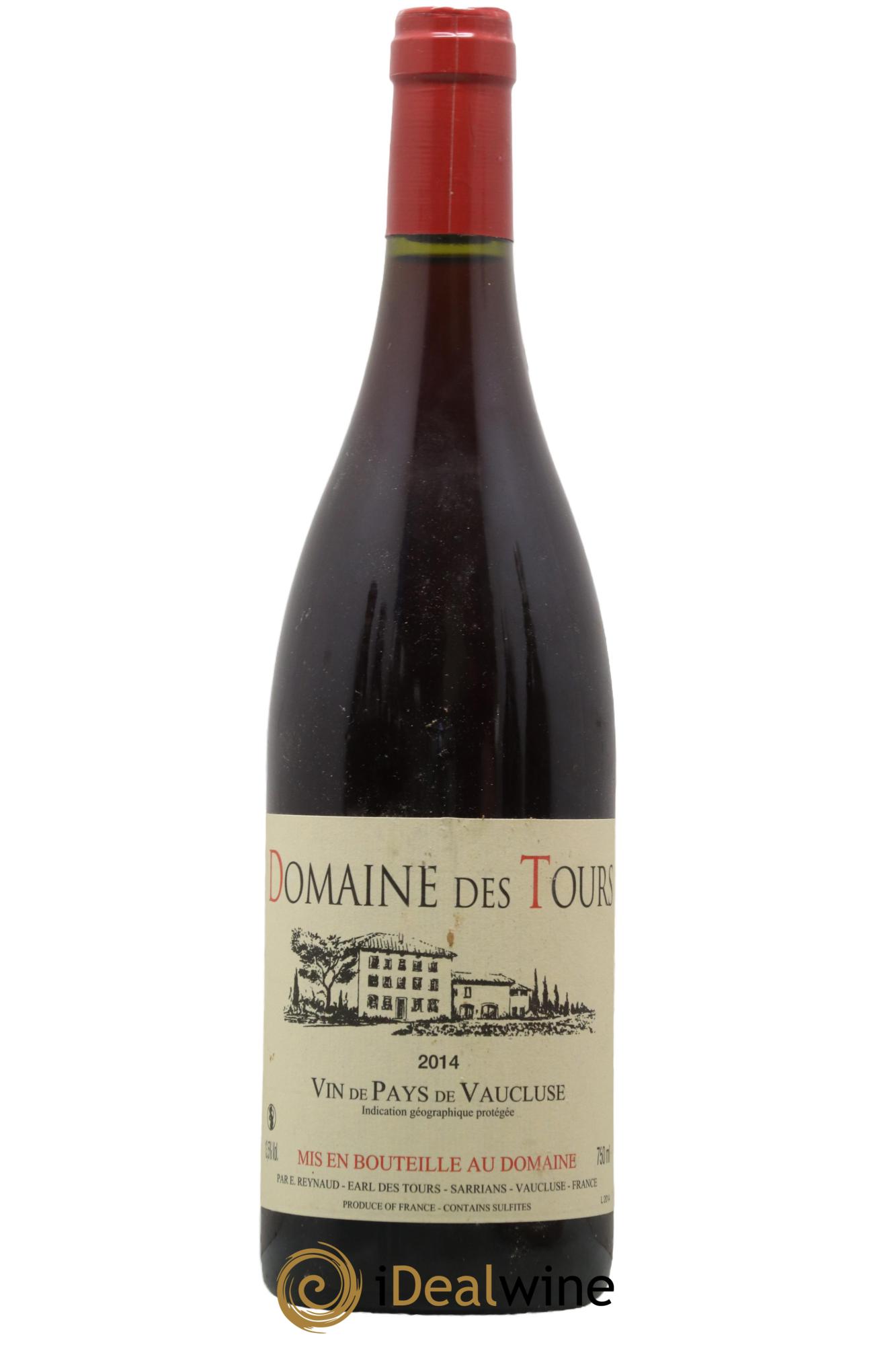 IGP Vaucluse (Vin de Pays de Vaucluse) Domaine des Tours Emmanuel Reynaud 2014 - Posten von 1 Flasche - 0