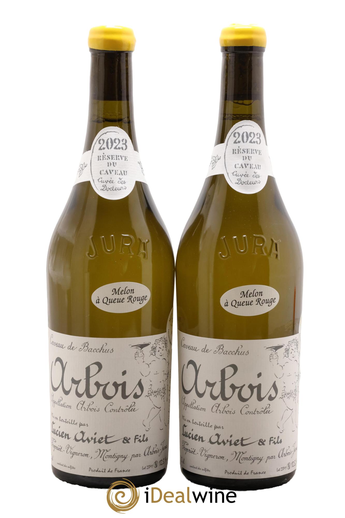 Arbois Melon à Queue Rouge Cuvée des Docteurs Lucien Aviet (Domaine) 2023 - Lotto di 2 bottiglie - 0