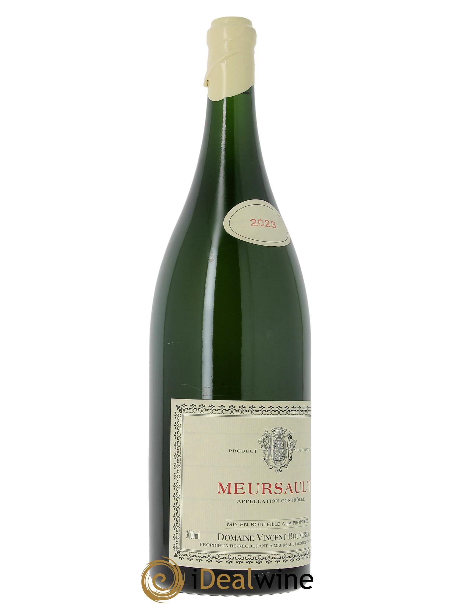 Meursault Vincent Bouzereau (Domaine) 2023 - Lot of 1 double magnum - 2