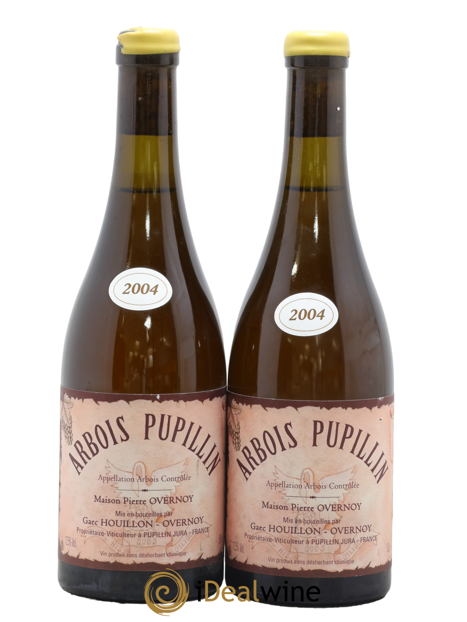 Arbois-Pupillin Vieux Savagnin Ouillé 50cl (VSO) Overnoy-Houillon (Domaine) 2004 - Lotto di 2 formati 50cl - 0