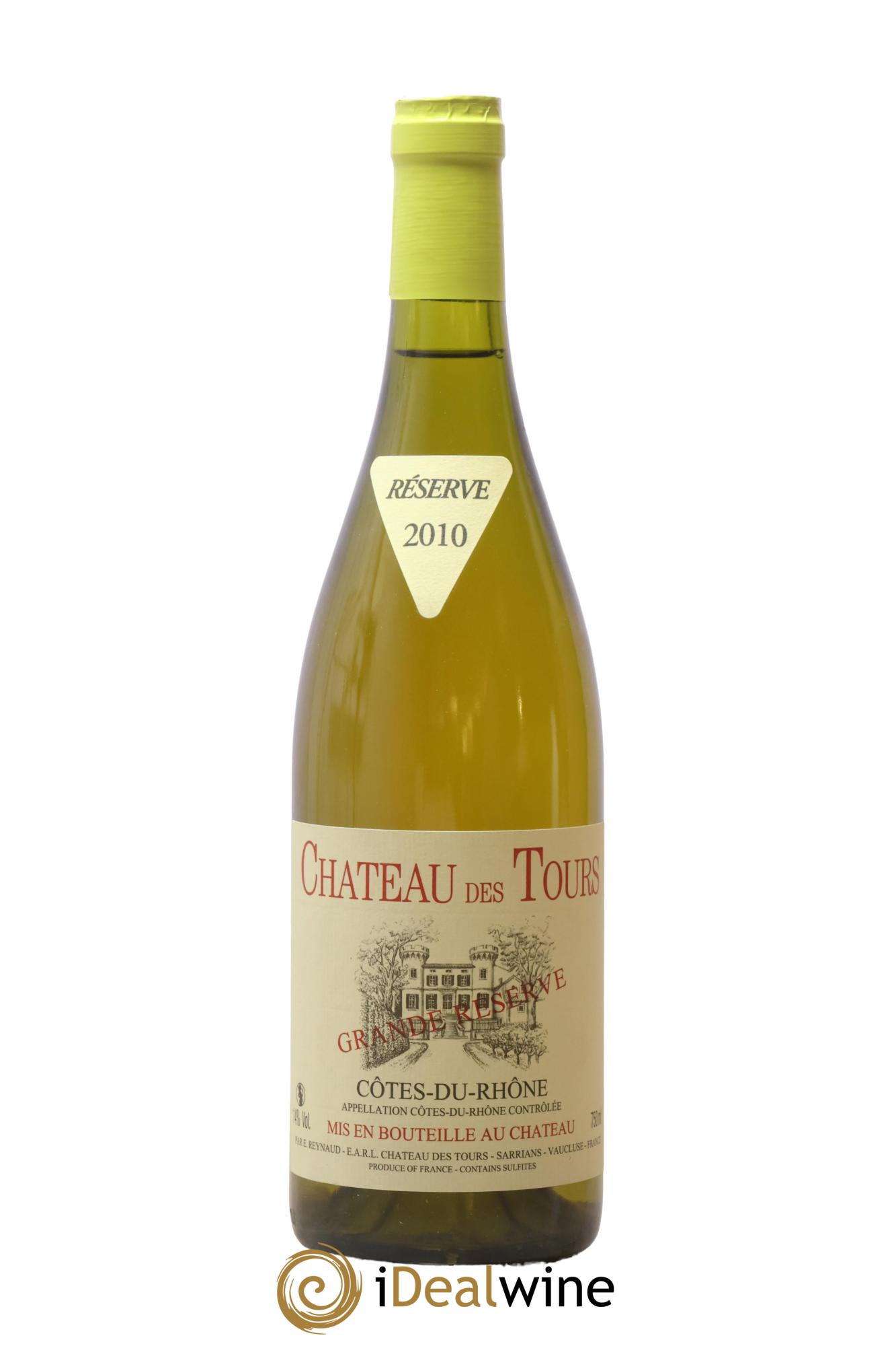 Côtes-du-Rhône Château des Tours Grande Réserve Emmanuel Reynaud 2010 - Lot of 1 bottle - 0