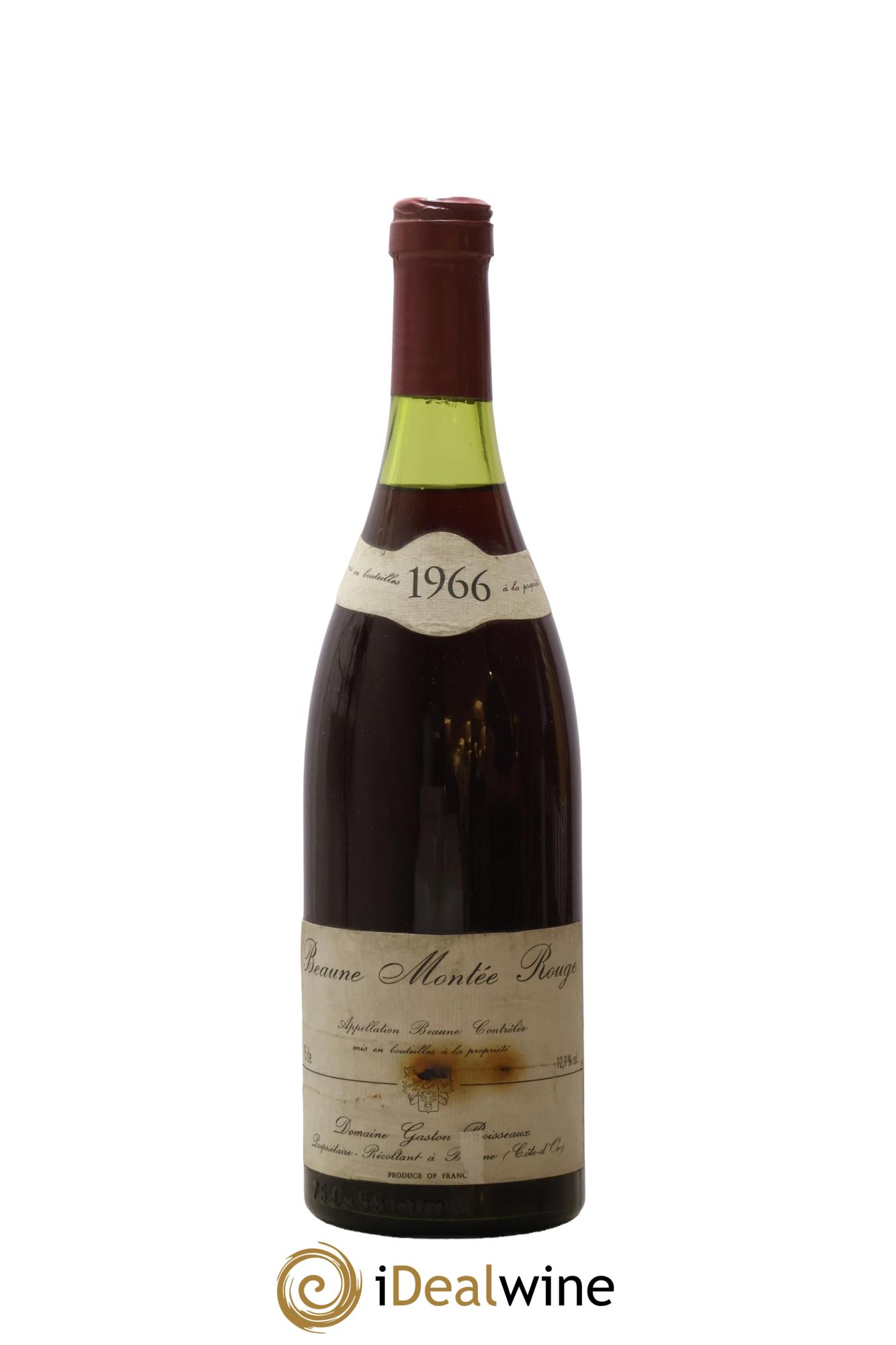 Beaune Montée Rouge Gaston Boisseaux 1966 - Lot de 1 bouteille - 0
