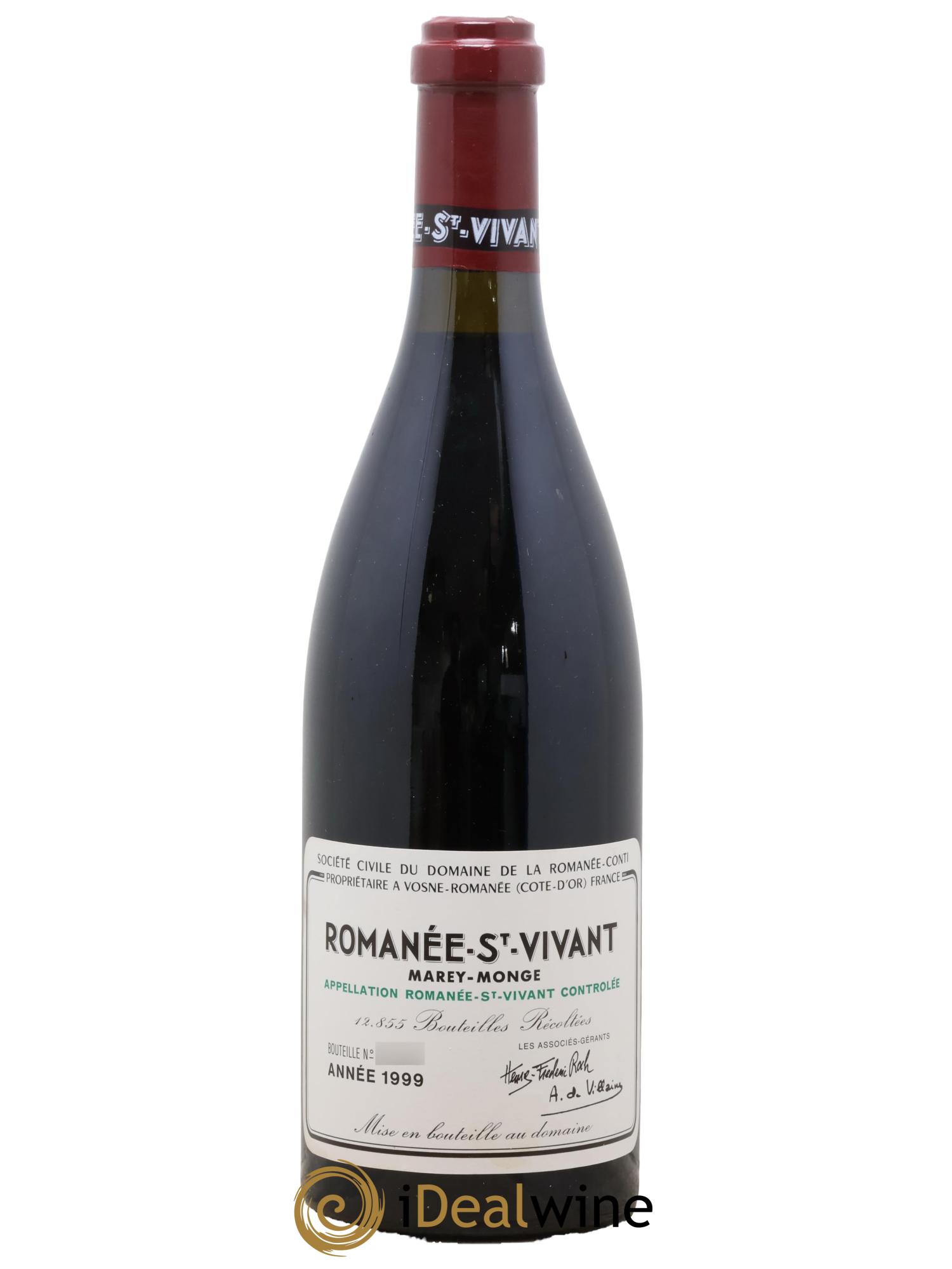 Romanée-Saint-Vivant Grand Cru Domaine de la Romanée-Conti 1999 - Lotto di 1 bottiglia - 0