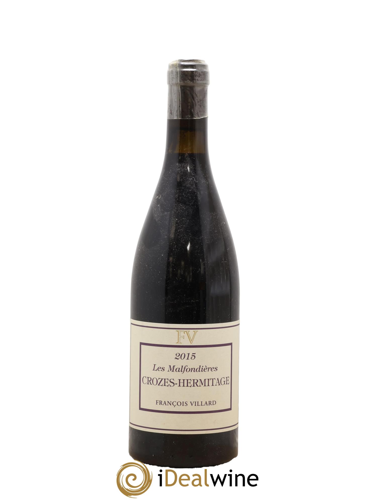 Crozes-Hermitage Les Malfondieres François Villard 2015 - Posten von 1 Flasche - 0