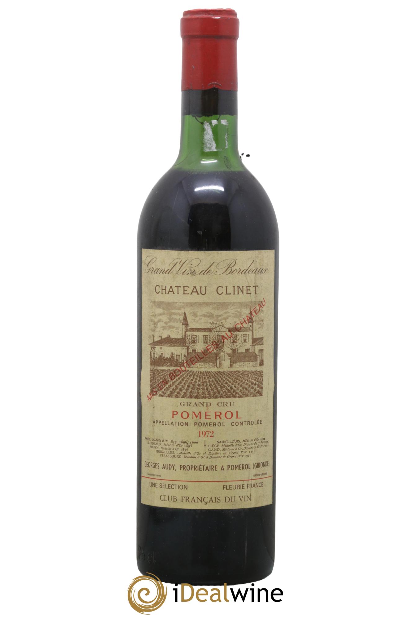 Château Clinet 1972 - Lotto di 1 bottiglia - 0