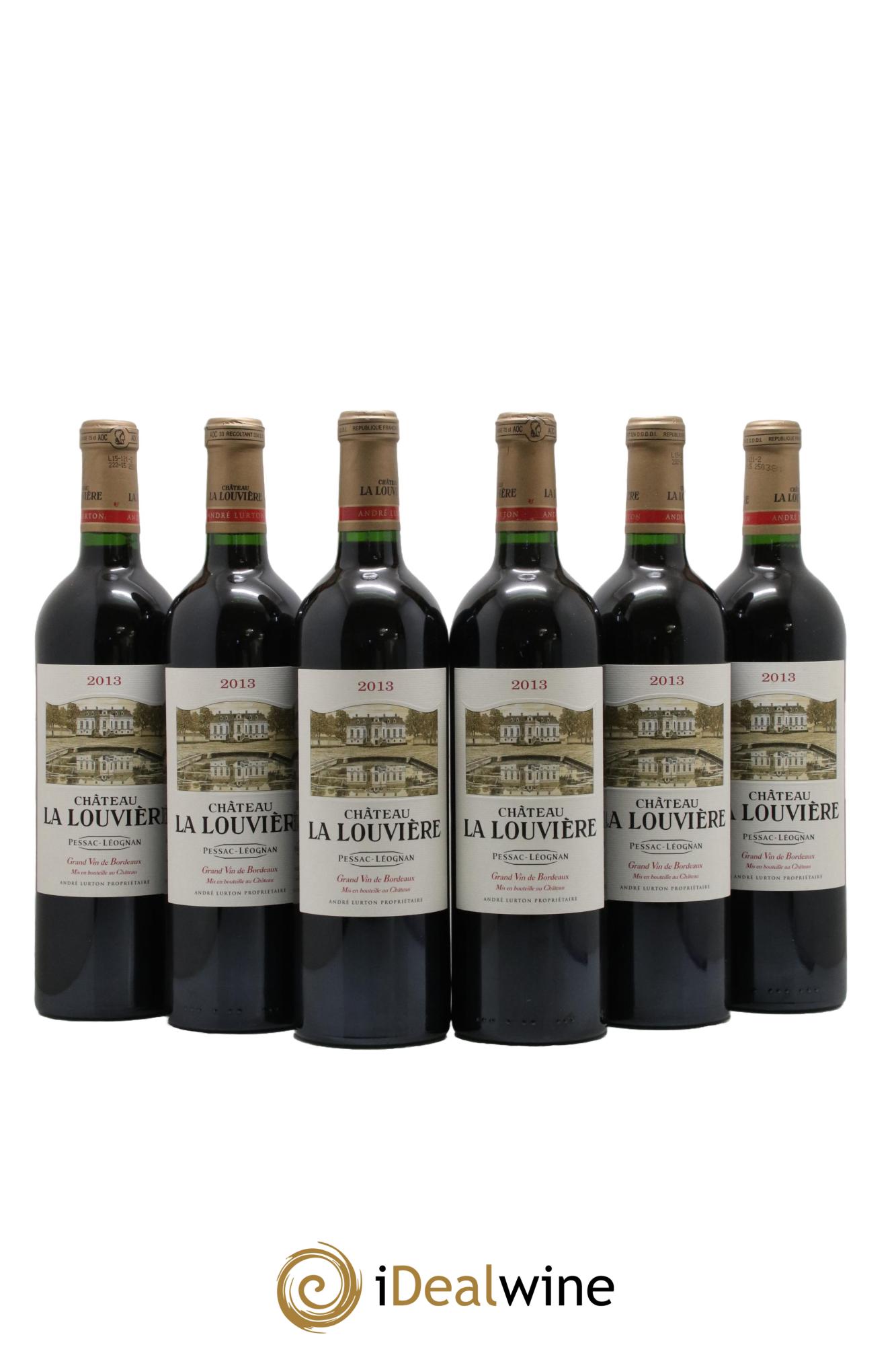 Château la Louvière 2013 - Lot of 6 bottles - 0