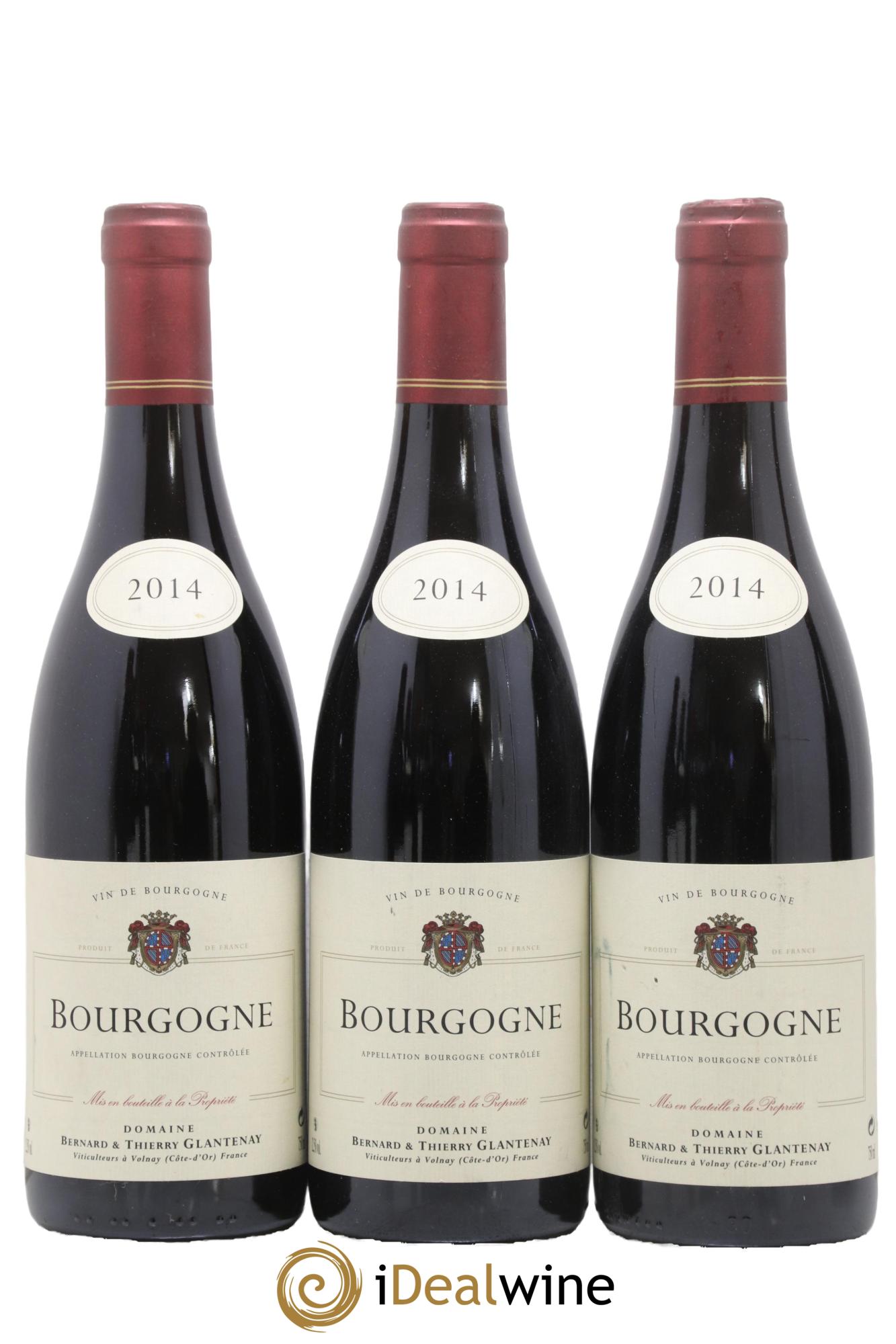Bourgogne Domaine Bernard Et Thierry Glantenay 2014 - Lot of 3 bottles - 0