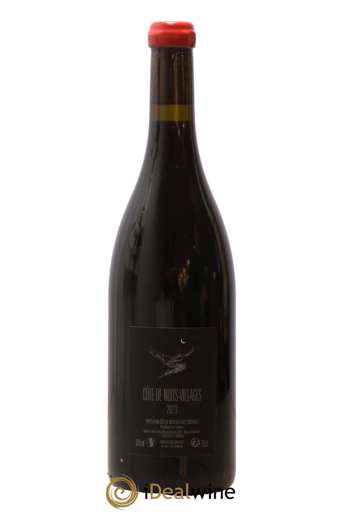 Côte de Nuits-Villages Arnaud Lopez Maison Pinot Noar Arnaud Lopez 2023 - Lot de 1 bouteille - 1