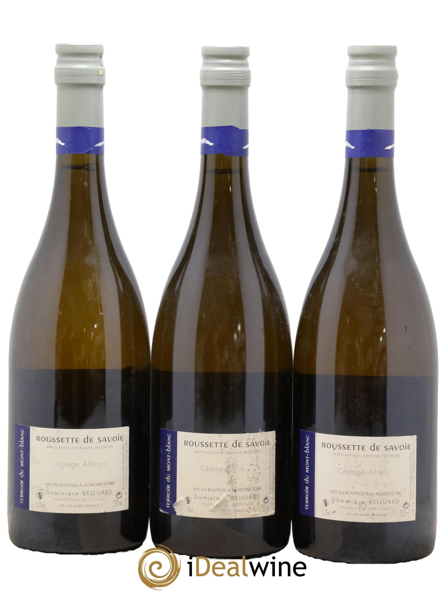 Vin de France Les Grandes Jorasses Domaine Belluard  2018 - Lot de 3 bouteilles - 1