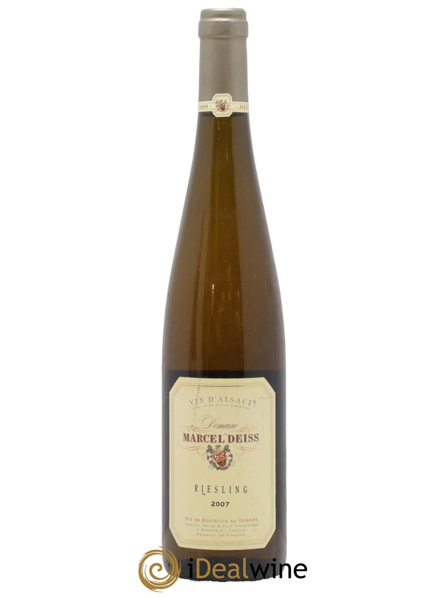 Alsace Riesling Marcel Deiss (Domaine) 2007 - Lotto di 1 bottiglia - 0