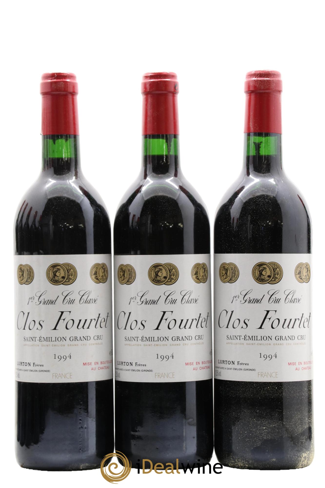 Clos Fourtet 1er Grand Cru Classé B  1994 - Lot de 12 bouteilles - 2