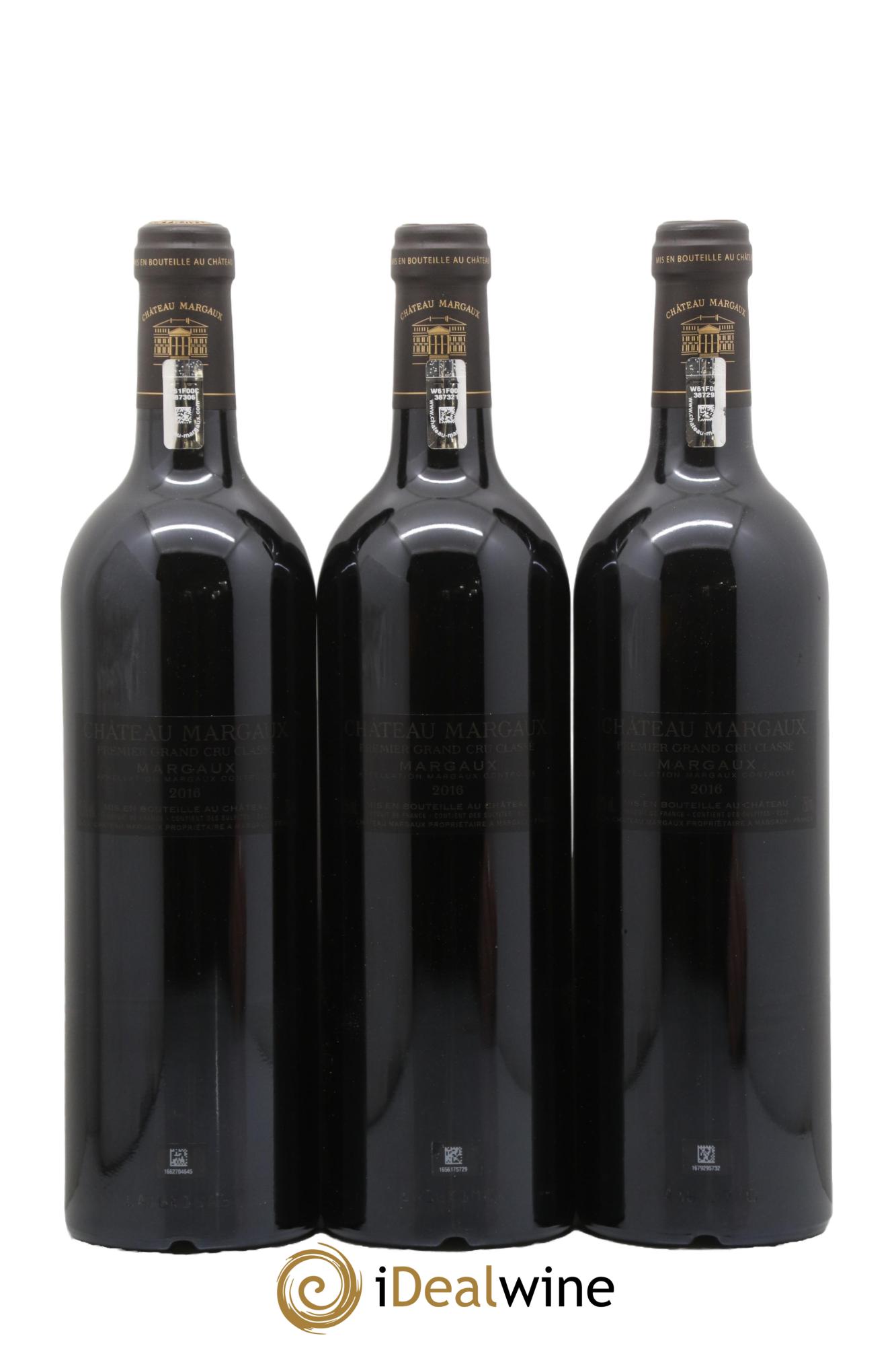 Château Margaux 1er Grand Cru Classé 2016 - Posten von 3 Flaschen - 1
