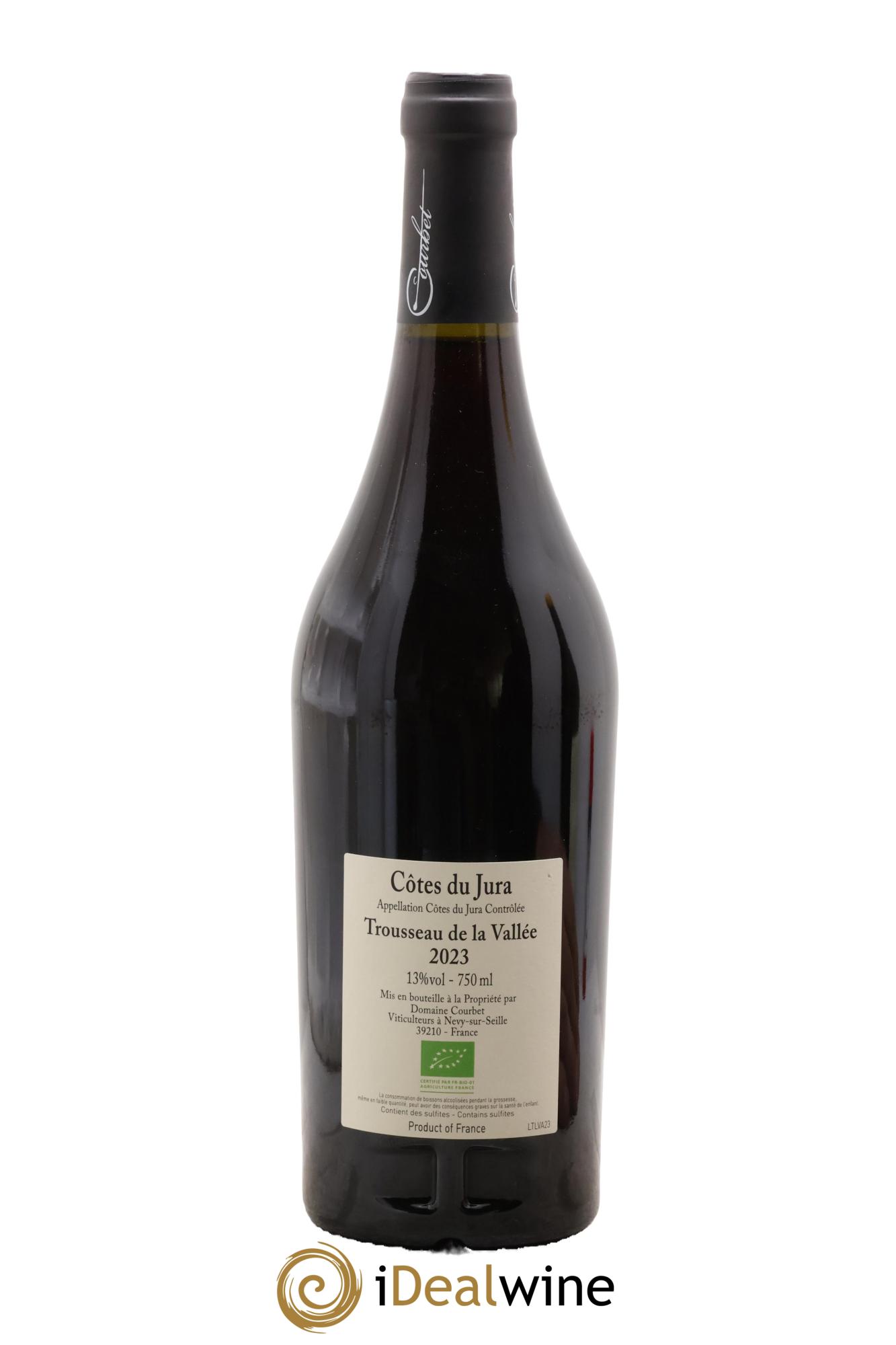 Côtes du Jura Trousseau La Vallée Domaine Courbet 2023 - Lotto di 1 bottiglia - 1