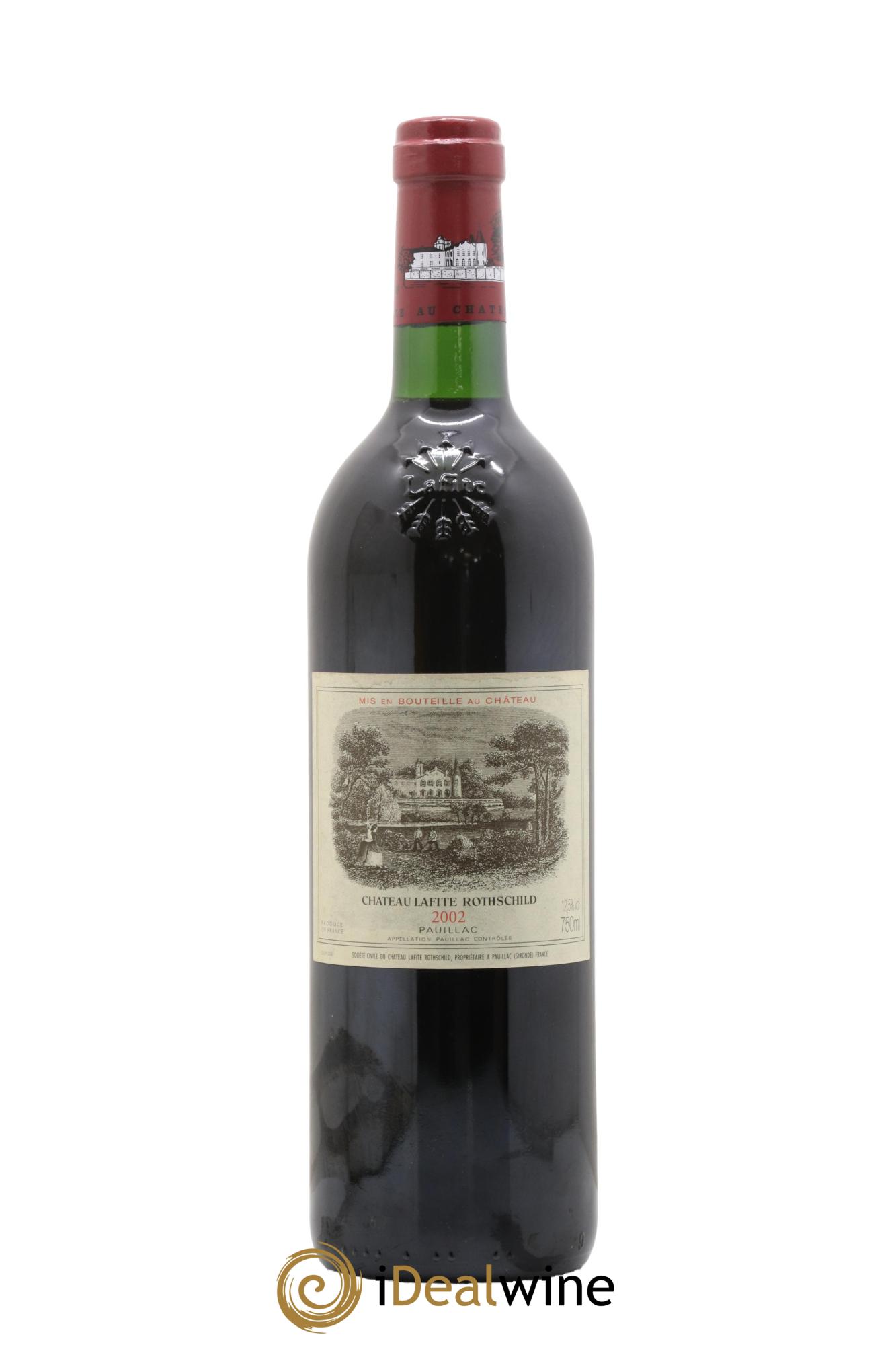 Château Lafite Rothschild 1er Grand Cru Classé 2002 - Lot de 1 bouteille - 0