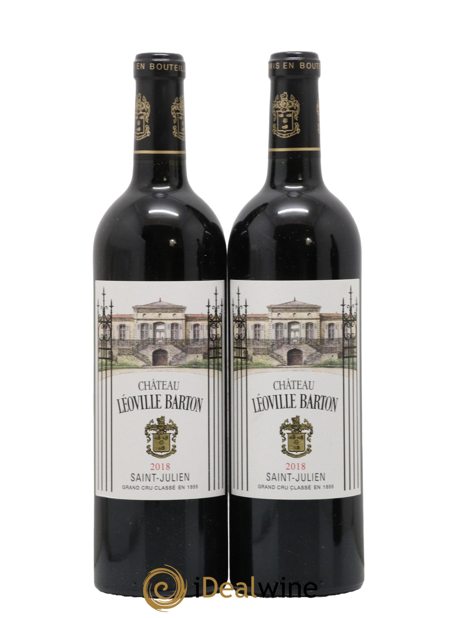 Château Léoville Barton 2ème Grand Cru Classé 2018 - Lot de 2 bouteilles - 0