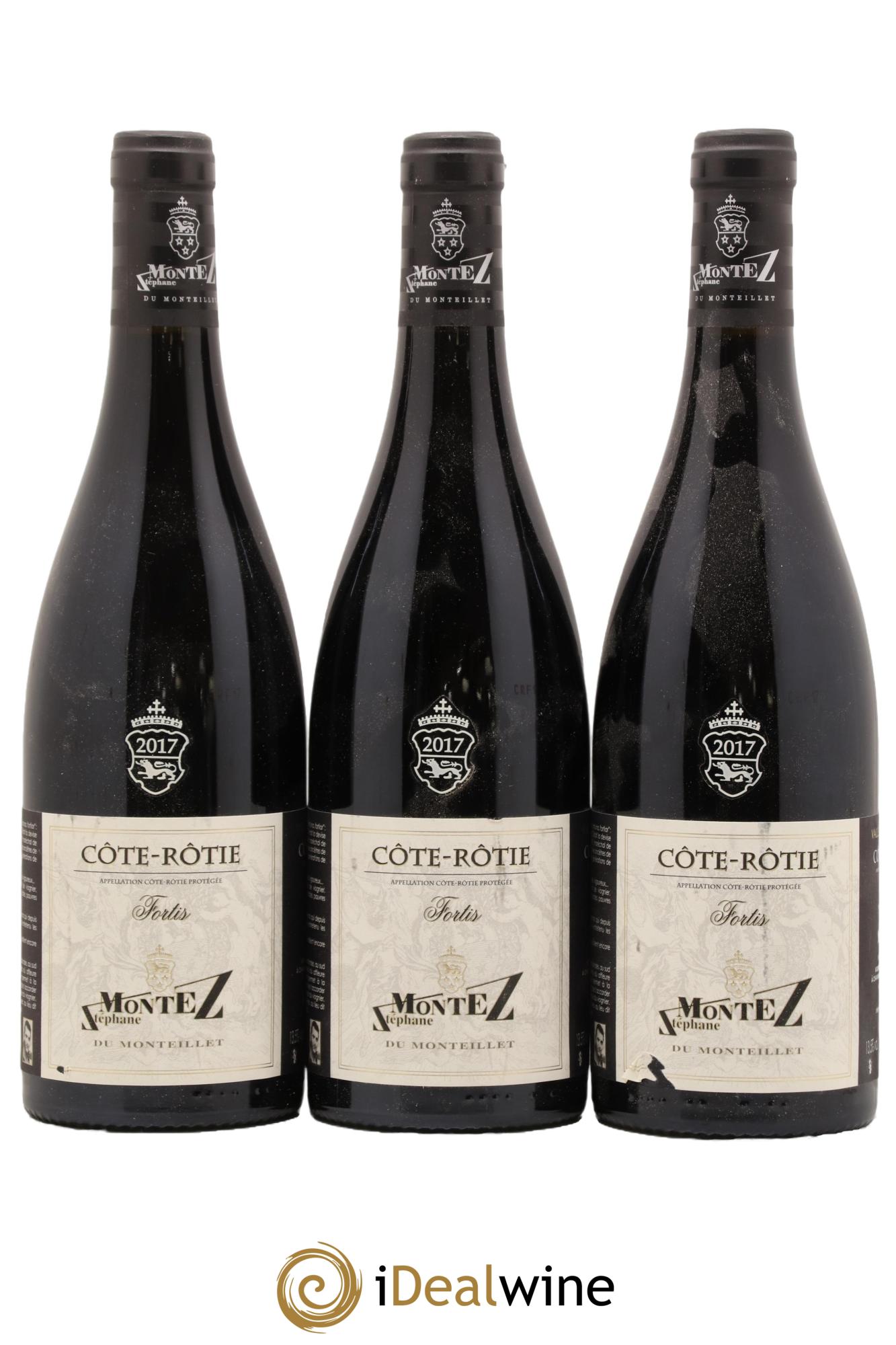 Côte-Rôtie Fortis Monteillet (Domaine du) - Stéphane Montez 2017 - Lot of 3 bottles - 0