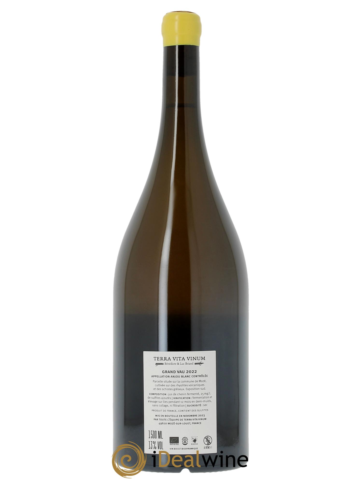 Anjou Grand Vau Terra Vita Vinum  2022 - Posten von 1 Magnum - 1