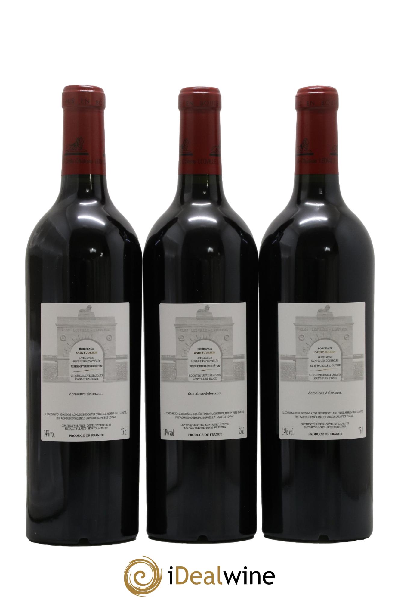 Château Léoville Las Cases 2ème Grand Cru Classé 2022 - Lot de 3 bouteilles - 1