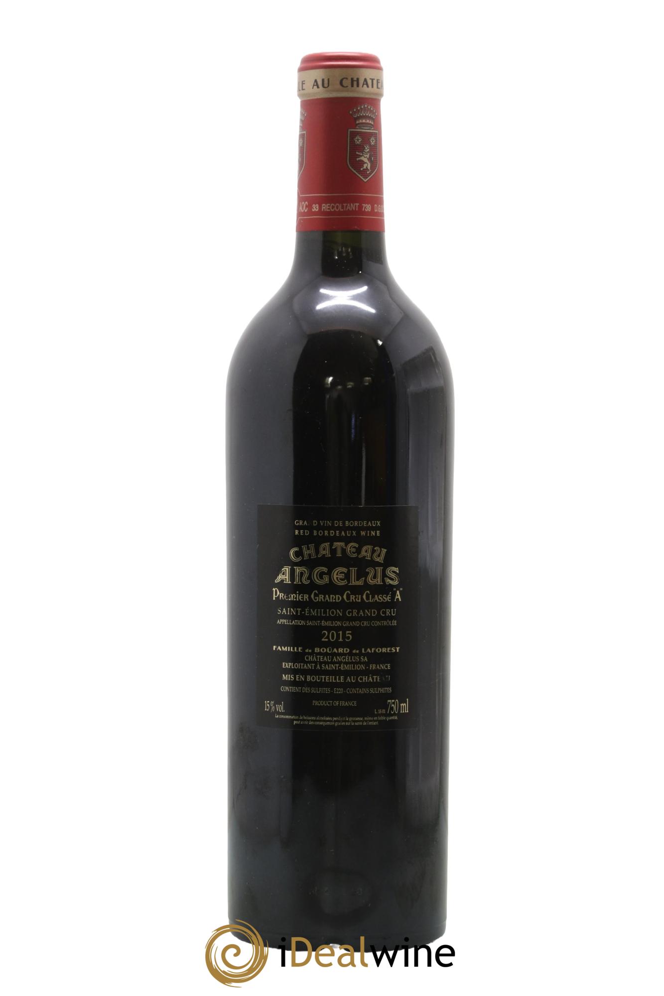 Château Angélus 1er Grand Cru Classé A 2015 - Lot of 1 bottle - 1