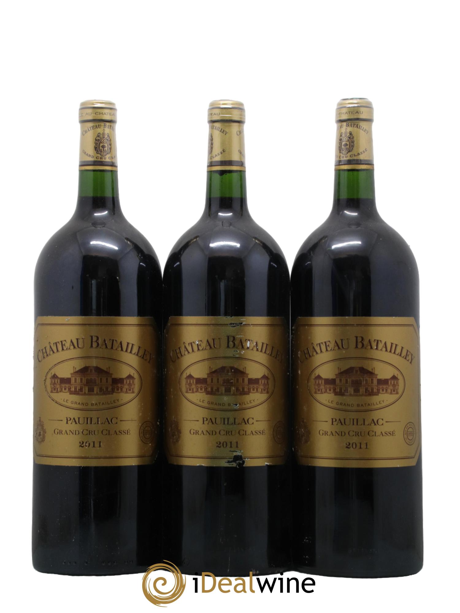 Château Batailley 5ème Grand Cru Classé 2011 - Lot de 3 magnums - 0