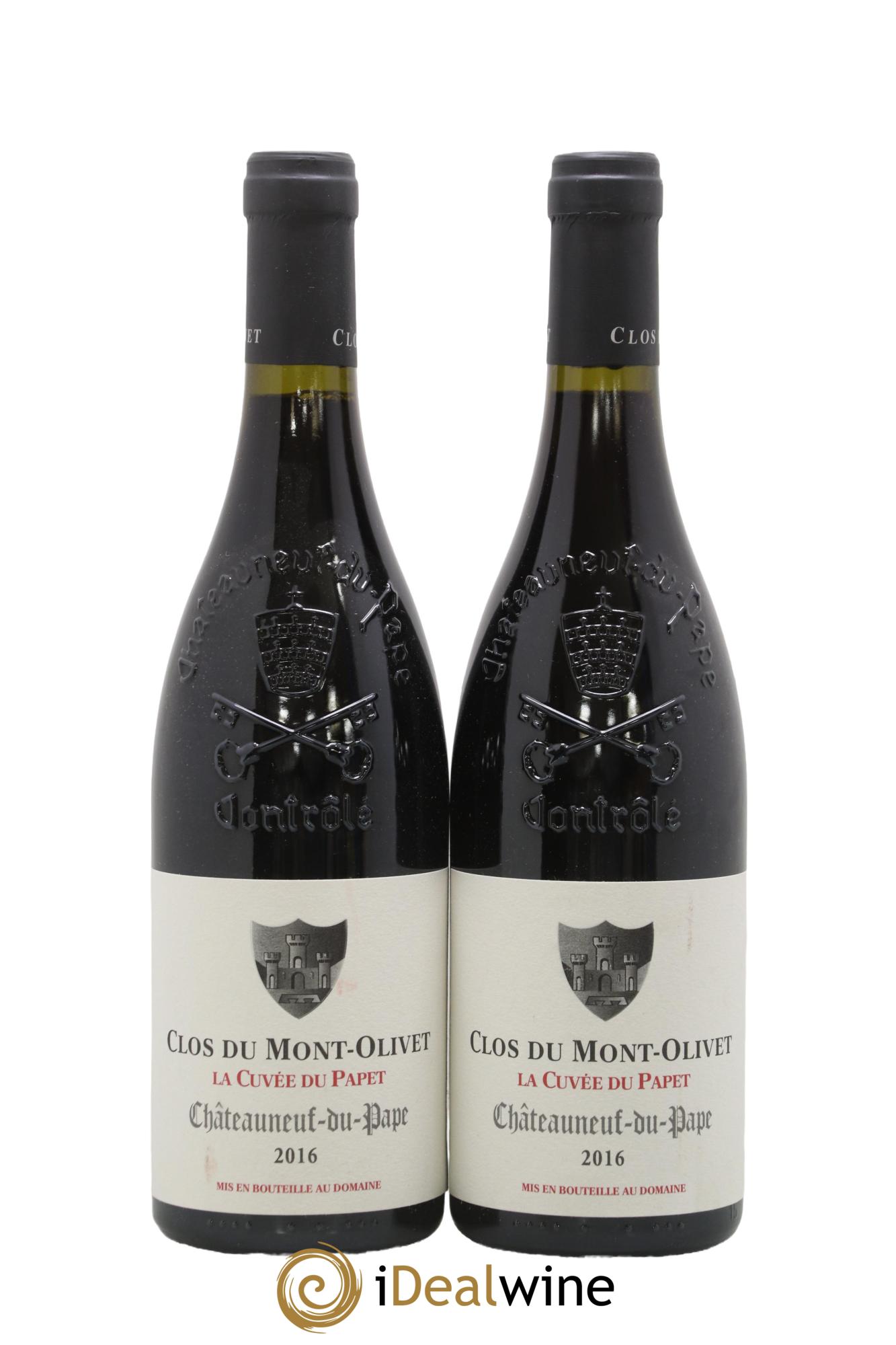 Châteauneuf-du-Pape Cuvée du Papet Clos du Mont-Olivet 2016 - Lot de 2 bouteilles - 0
