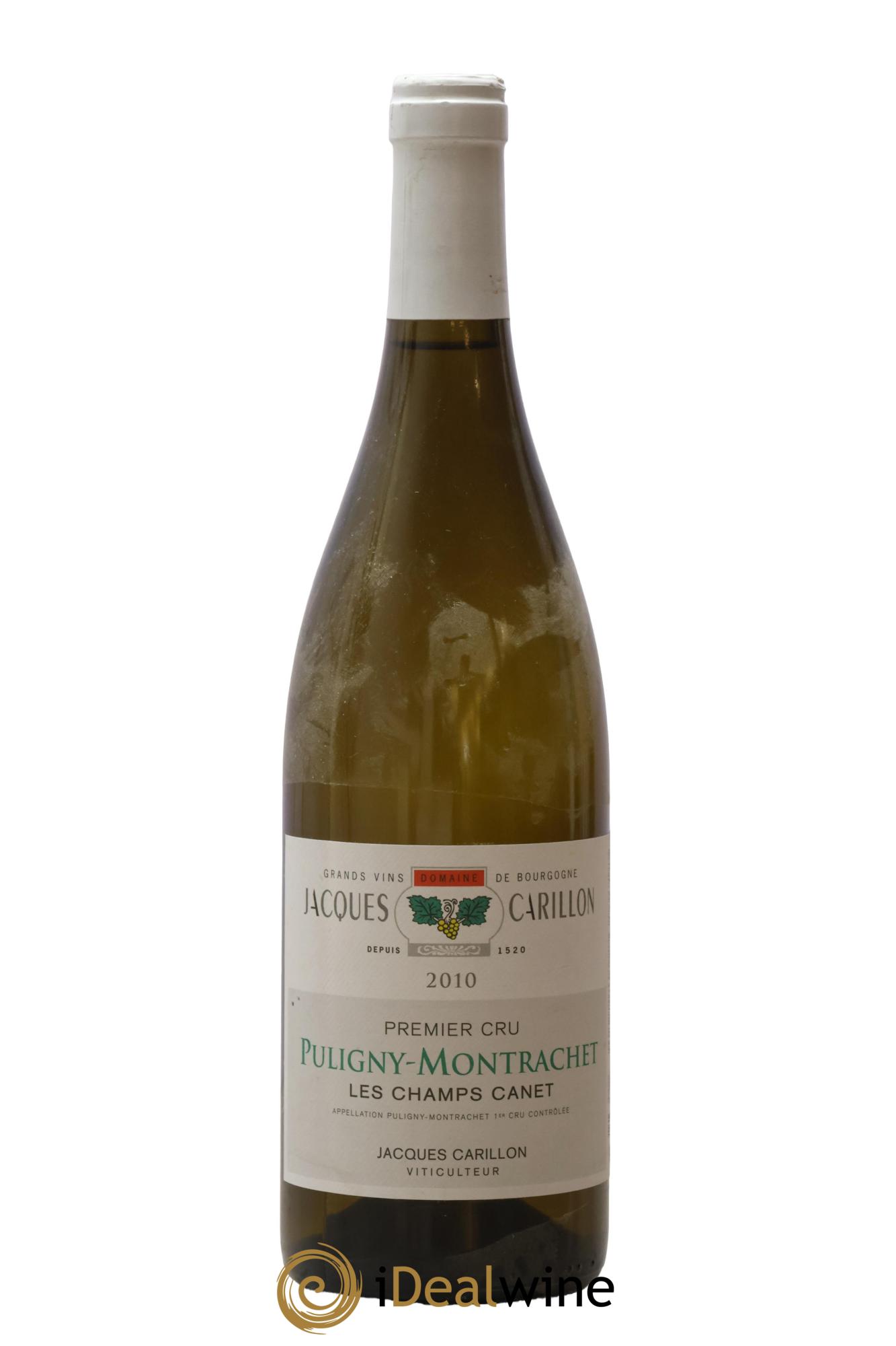 Puligny-Montrachet 1er Cru Les Champs Canet Jacques Carillon (Domaine) 2010 - Posten von 1 Flasche - 0