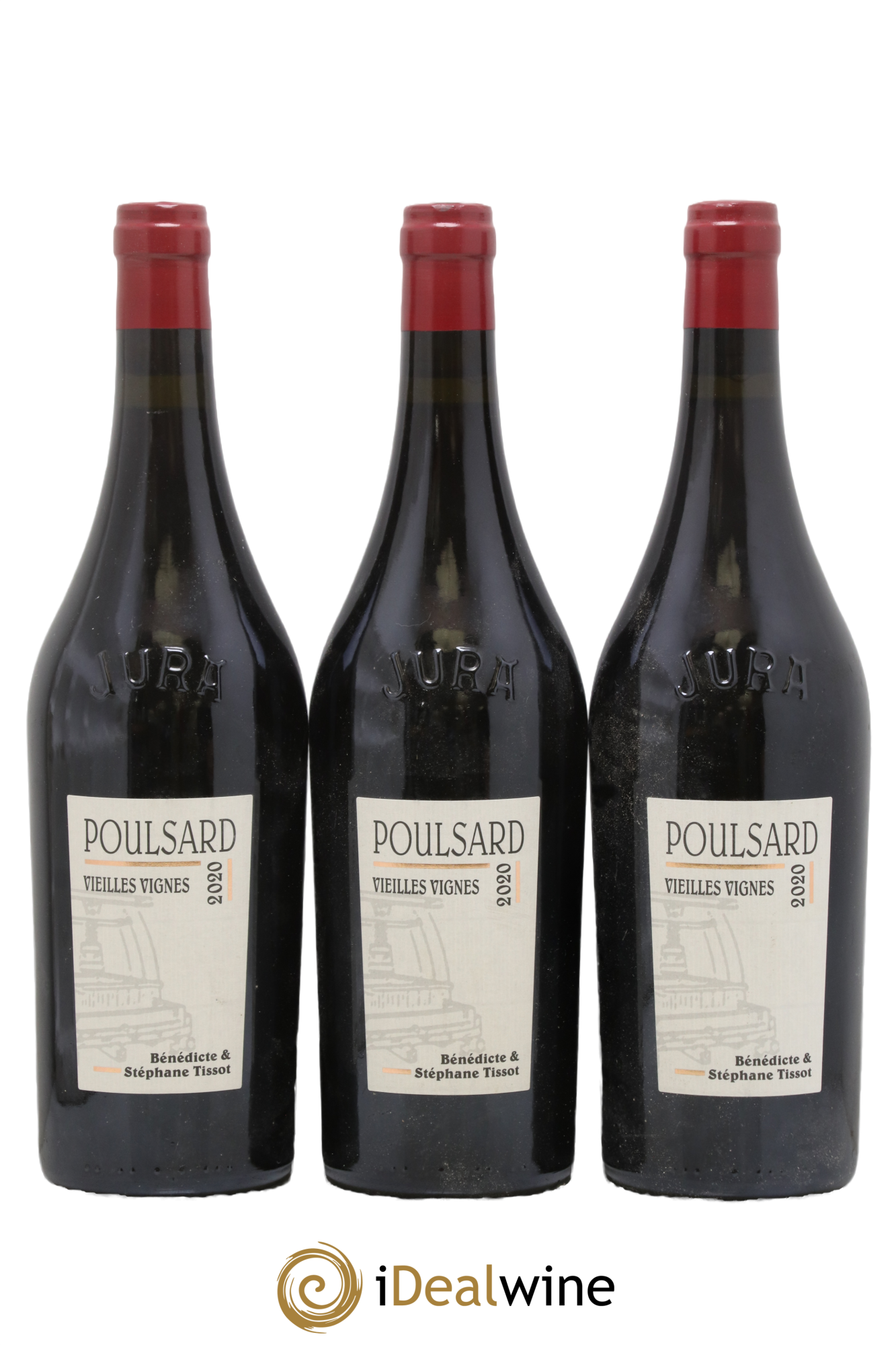Arbois Poulsard Vieilles Vignes Bénédicte et Stéphane Tissot 2020 - Lotto di 3 bottiglie - 0