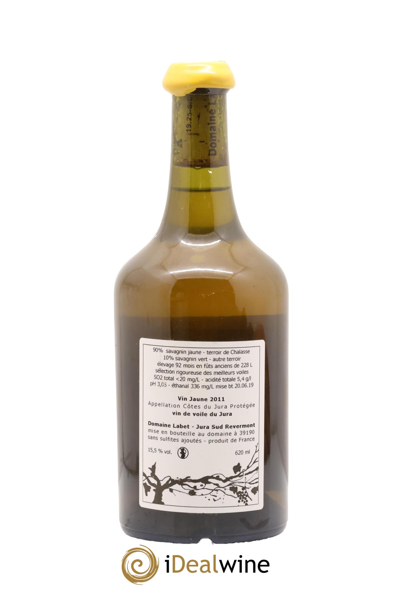 Côtes du Jura Vin Jaune Romain - Julien - Charline Labet 2011 - Lot de 1 clavelin - 1