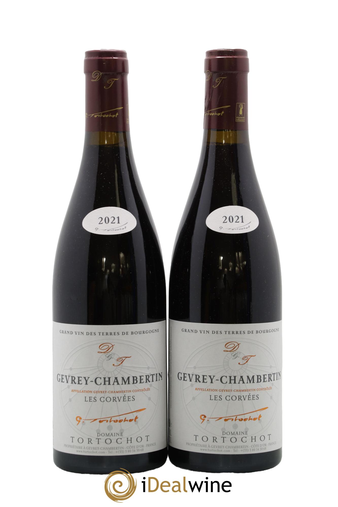 Gevrey-Chambertin Les Corvées Tortochot (Domaine) 2021 - Lot de 2 bouteilles - 0