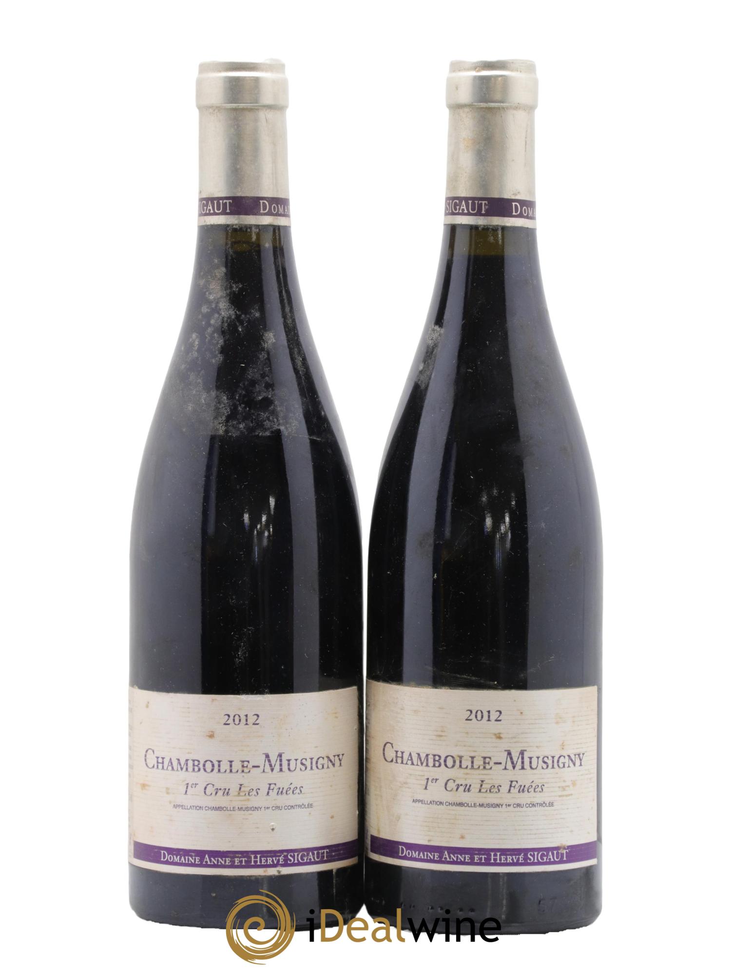 Chambolle-Musigny 1er Cru Les Fuées Anne et Hervé Sigaut (Domaine) 2012 - Lot de 2 bouteilles - 0