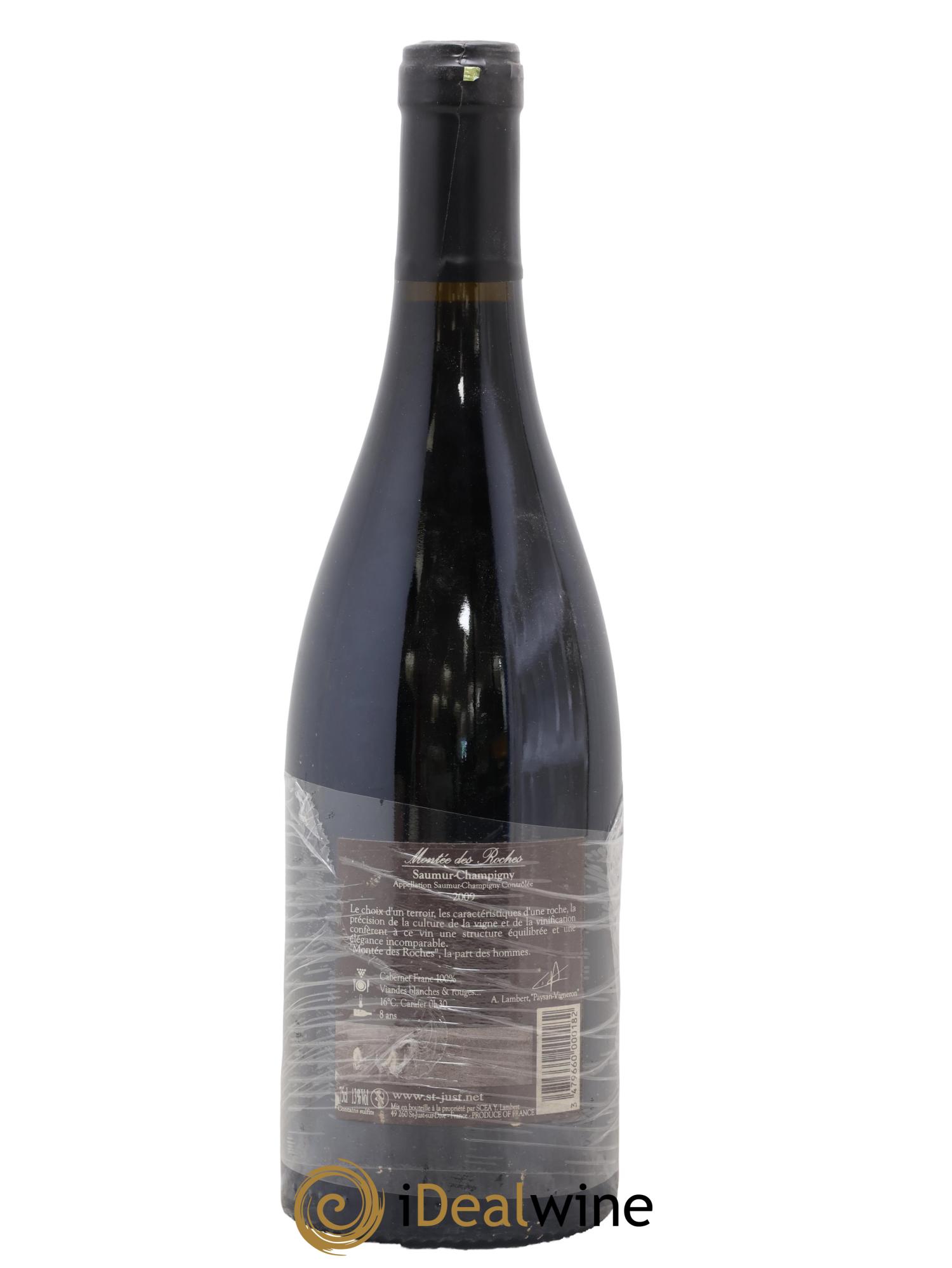Saumur-Champigny Montée des Roches Domaine Saint-Just - Arnaud Lambert 2009 - Lot de 1 bouteille - 1