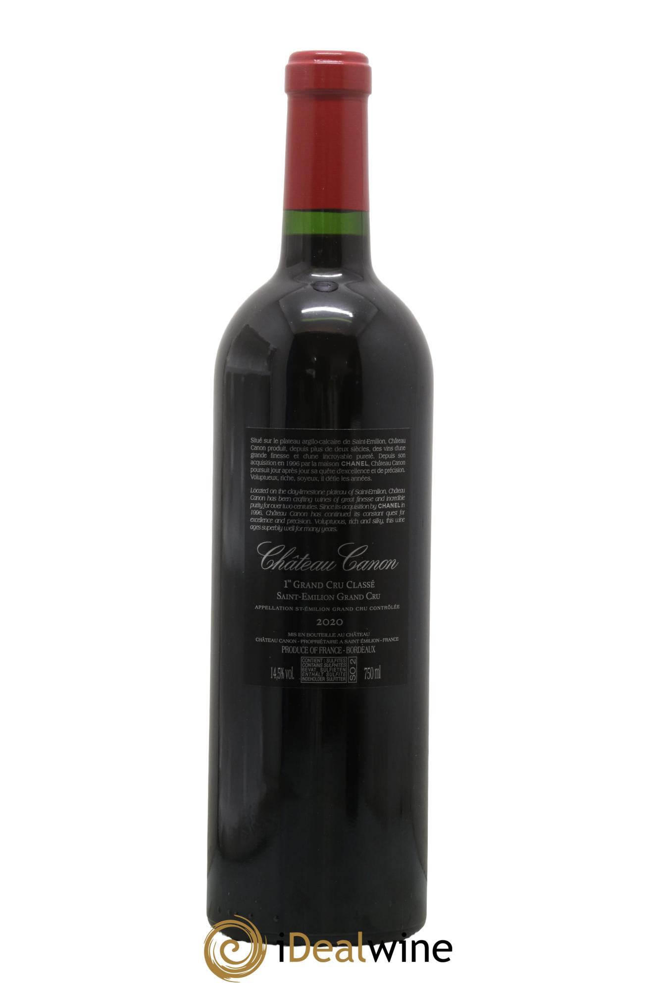 Château Canon 1er Grand Cru Classé B 2020 - Lotto di 1 bottiglia - 1
