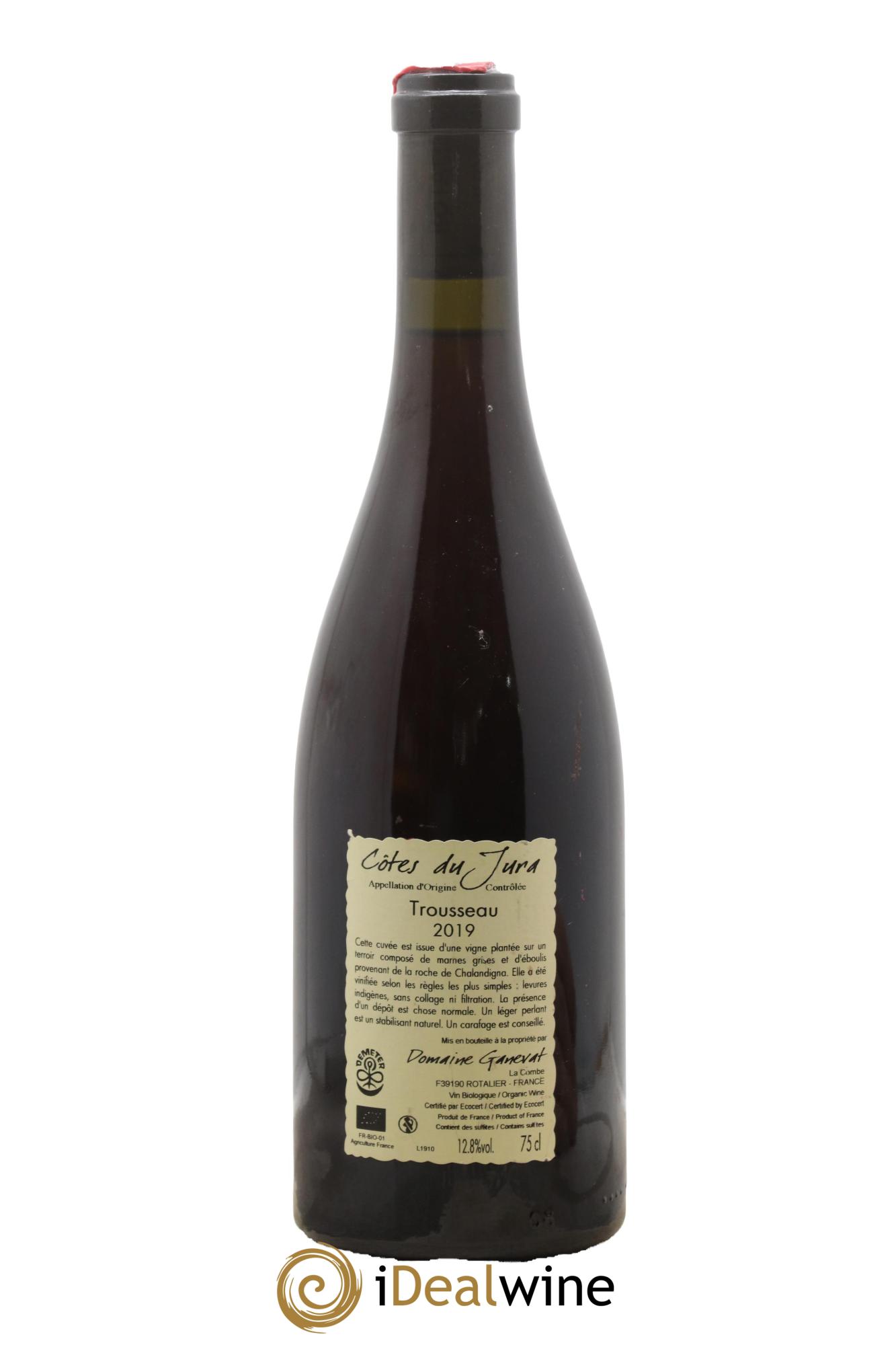 Côtes du Jura Plein Sud Jean-François Ganevat (Domaine) 2019 - Lotto di 1 bottiglia - 1