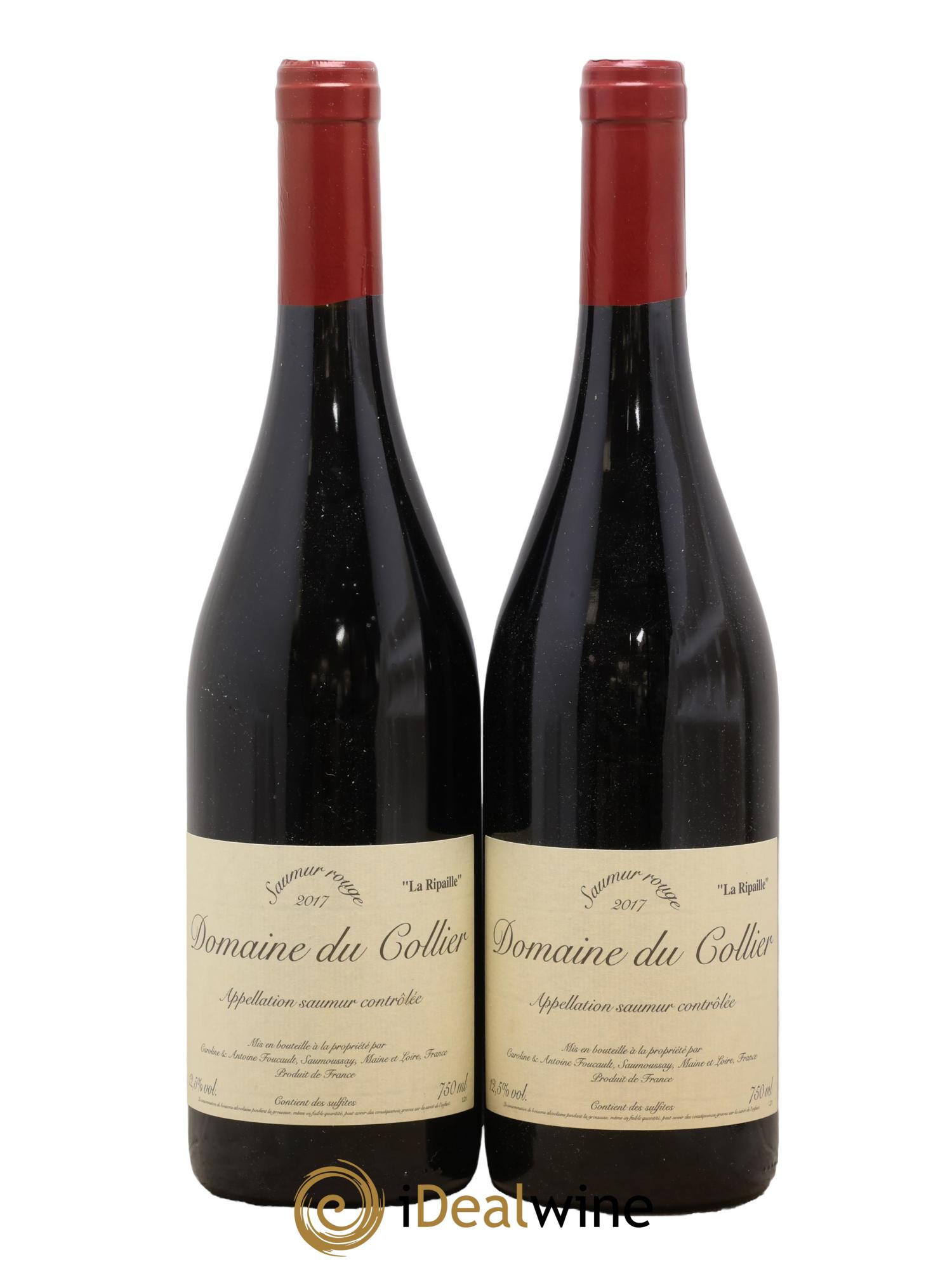 Saumur La Ripaille Domaine du Collier 2017 - Posten von 2 Flaschen - 0