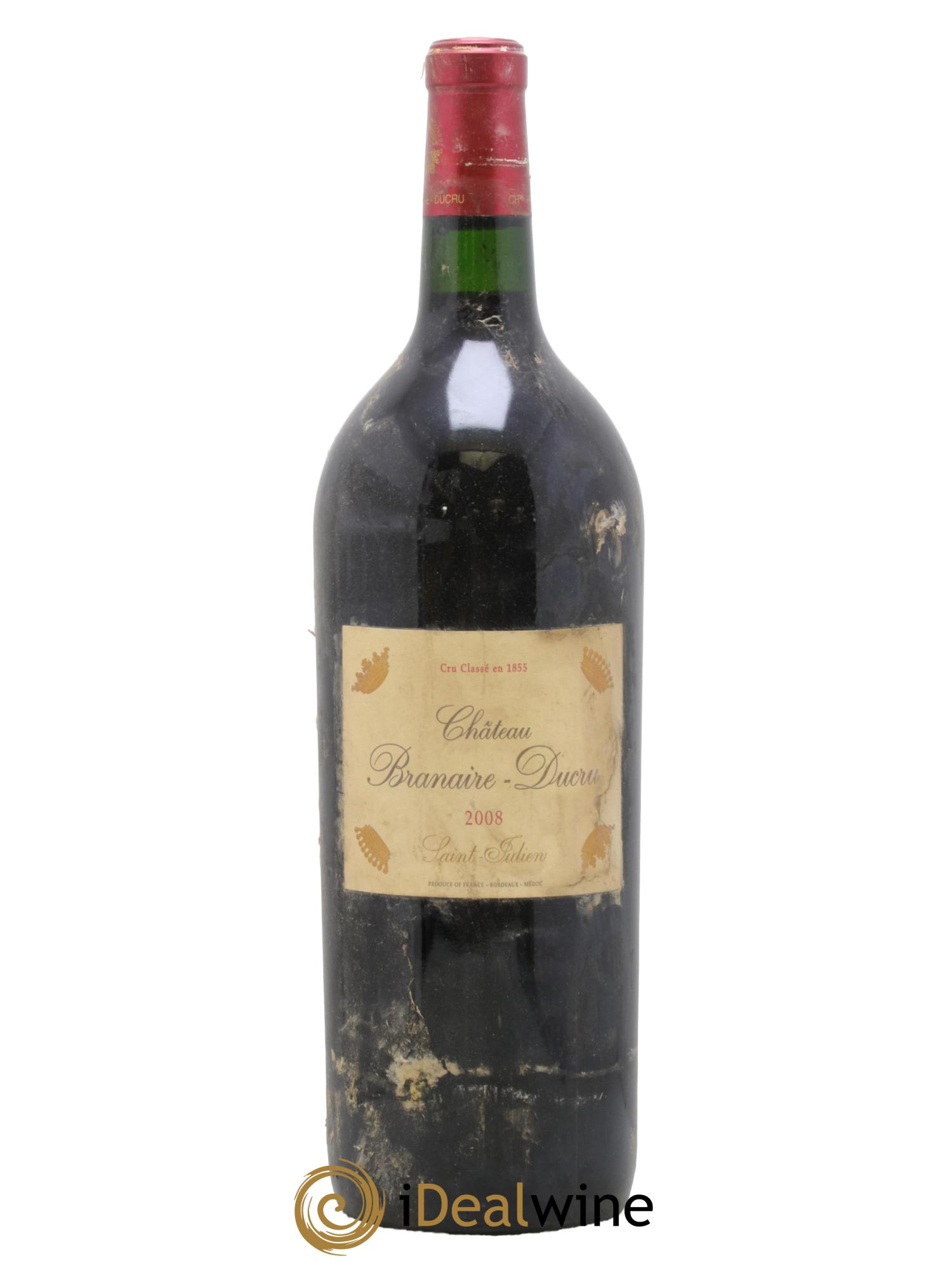 Château Branaire Ducru 4ème Grand Cru Classé 2008 - Posten von 1 Magnum - 0
