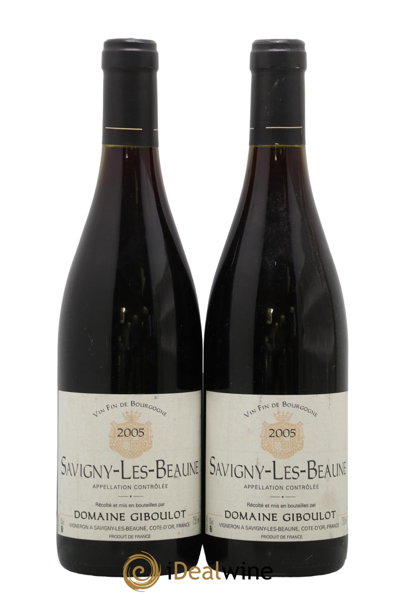 Savigny-lès-Beaune Domaine Giboulot 2005 - Lot de 2 bouteilles - 0