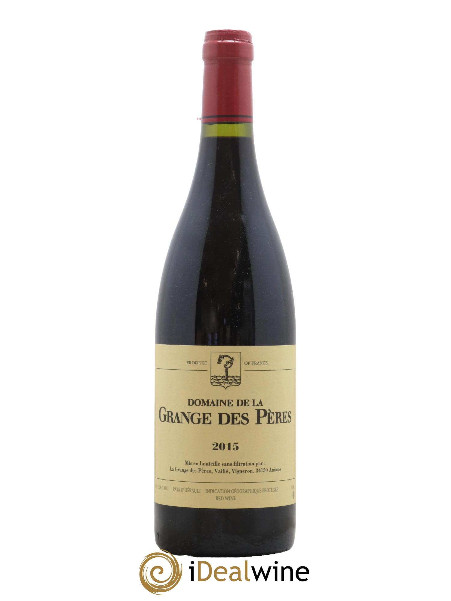 Pays d'Hérault Grange des Pères Laurent Vaillé 2015 - Lot de 1 bouteille - 0