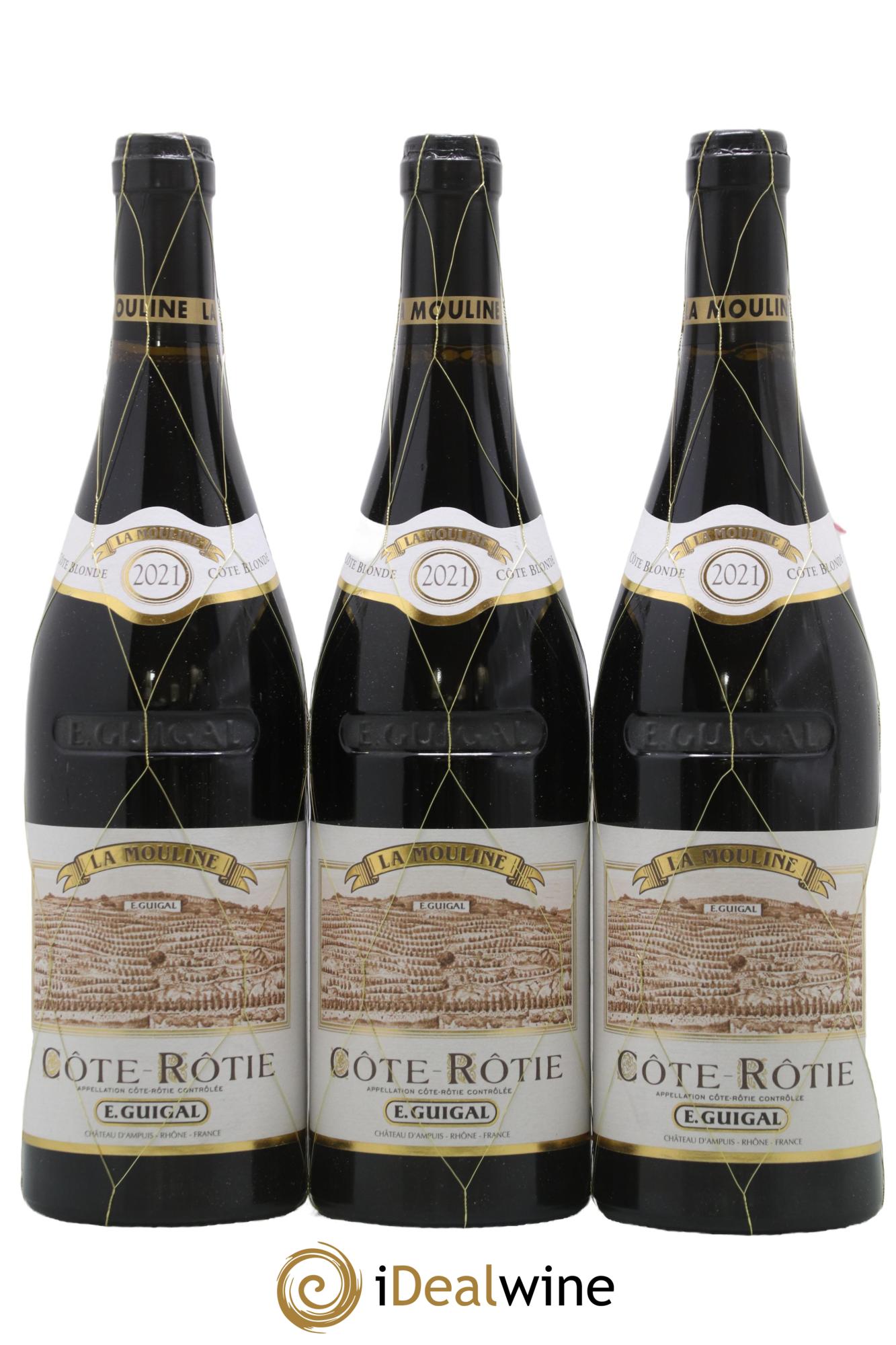 Côte-Rôtie La Mouline Guigal 2021 - Lot de 3 bouteilles - 0