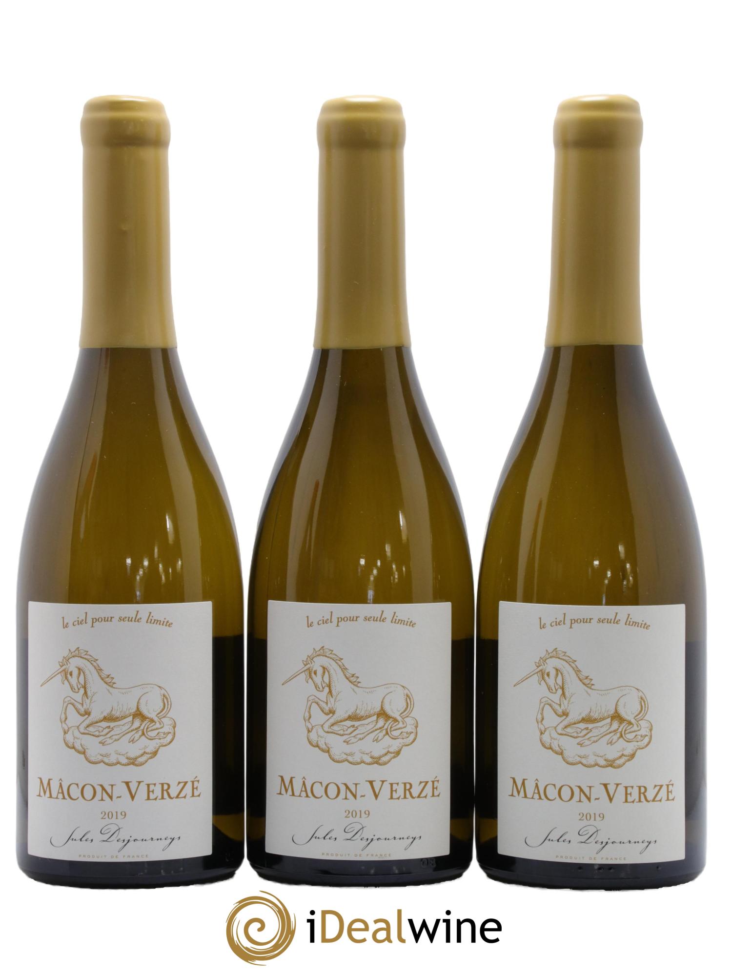 Mâcon-Verzé Jules Desjourneys 2019 - Lot de 3 bouteilles - 0