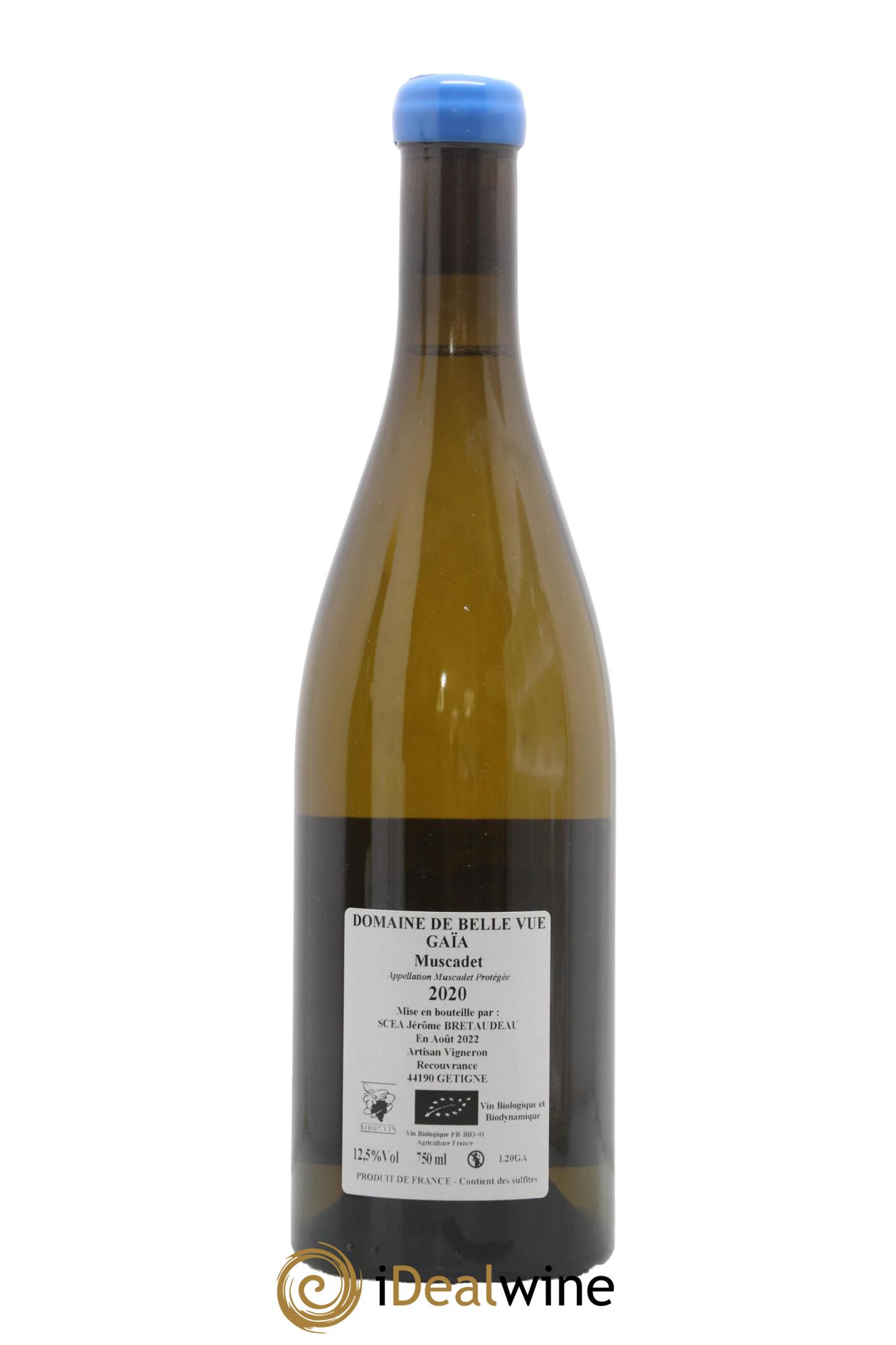 Muscadet-Sèvre-et-Maine Gaia Jérôme Bretaudeau - Domaine de Bellevue 2020 - Lot of 1 bottle - 1